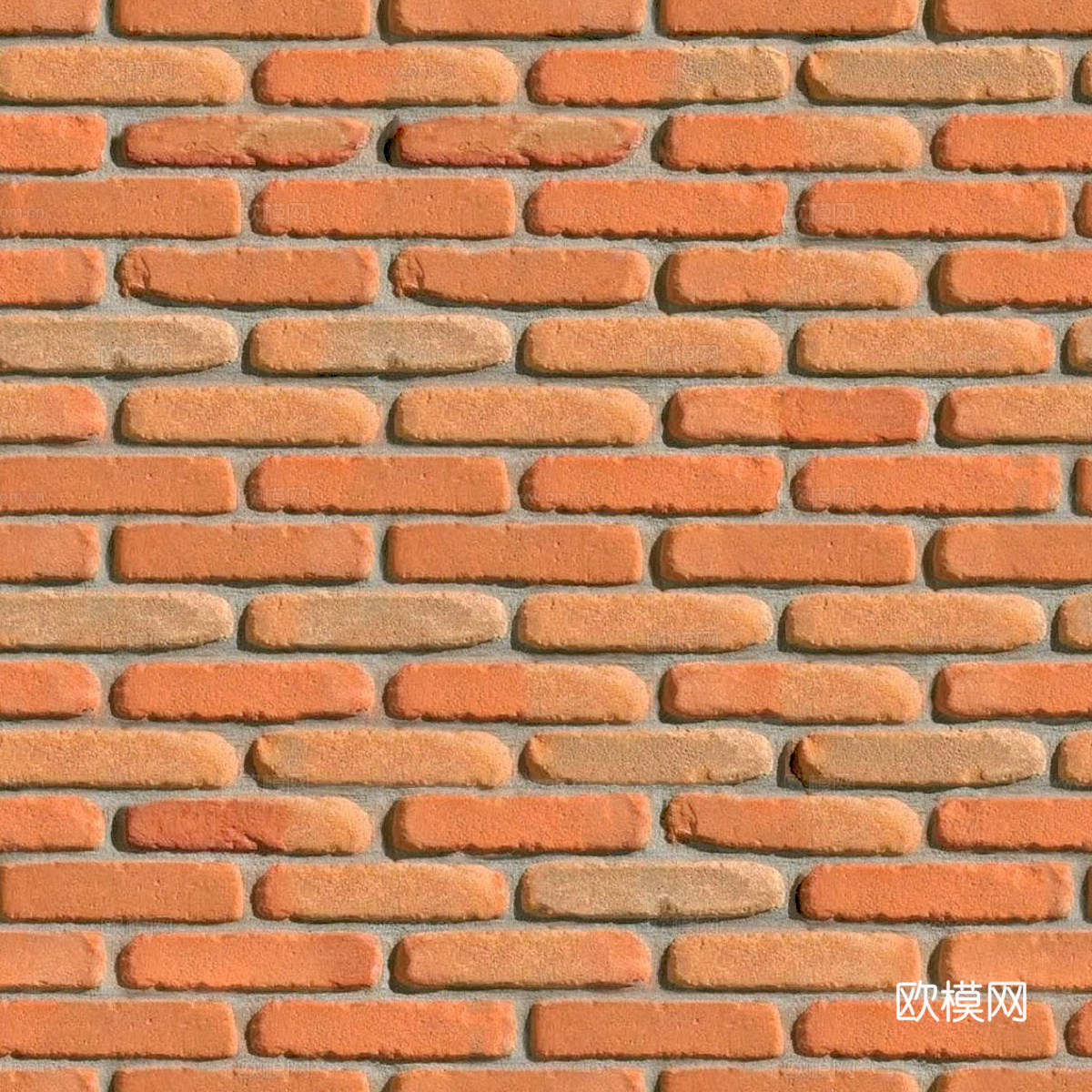 红砖墙面-红砖错缝墙面2060下载