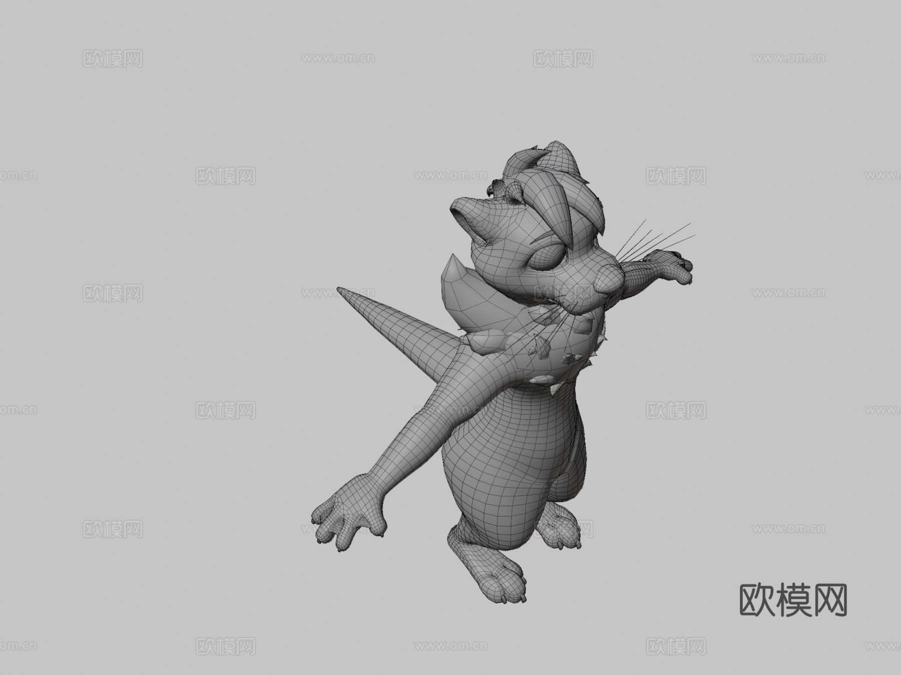 水獭卢卡斯个人3d模型下载（渲染图3）