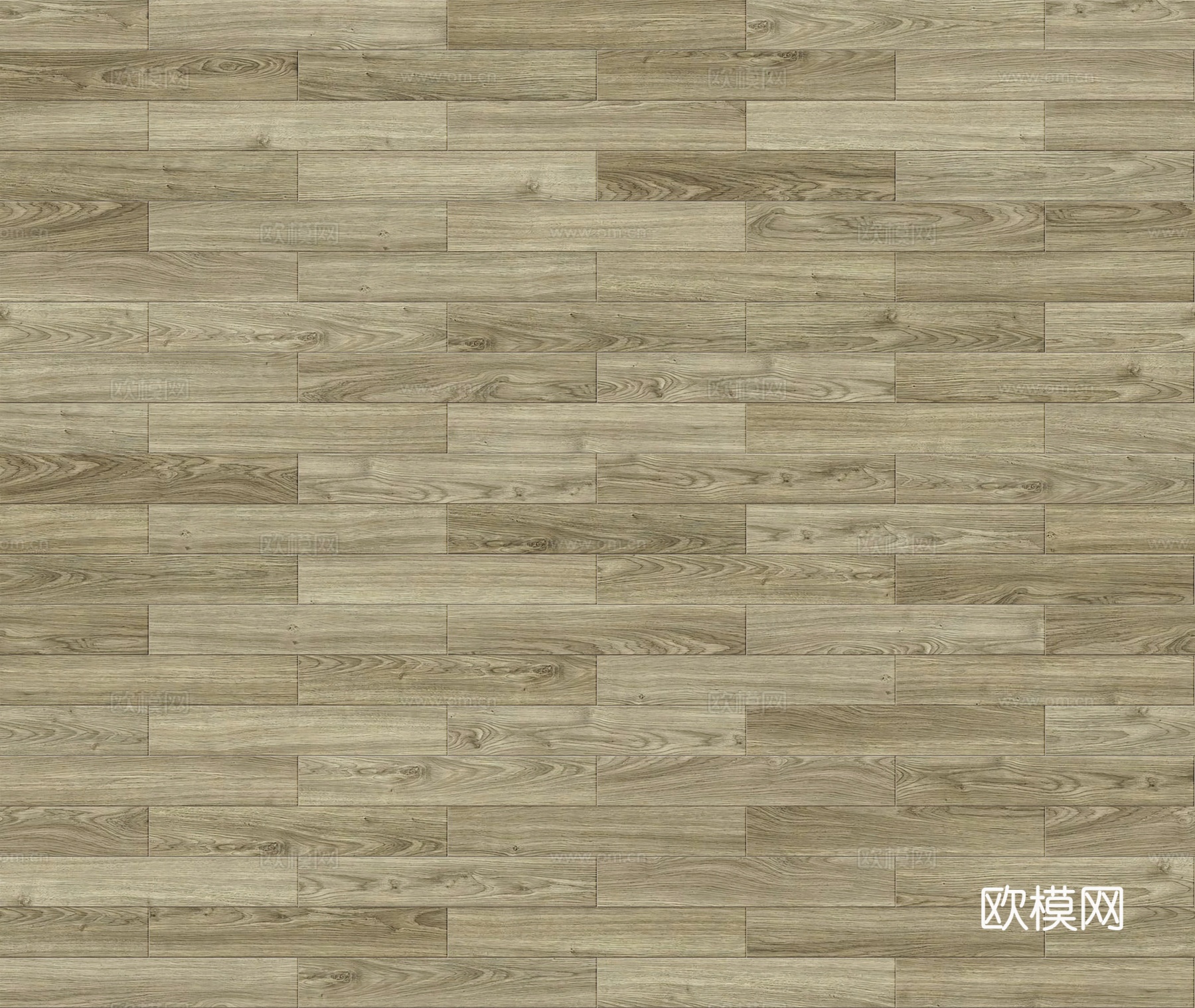 矩形错缝原木色实木地板57