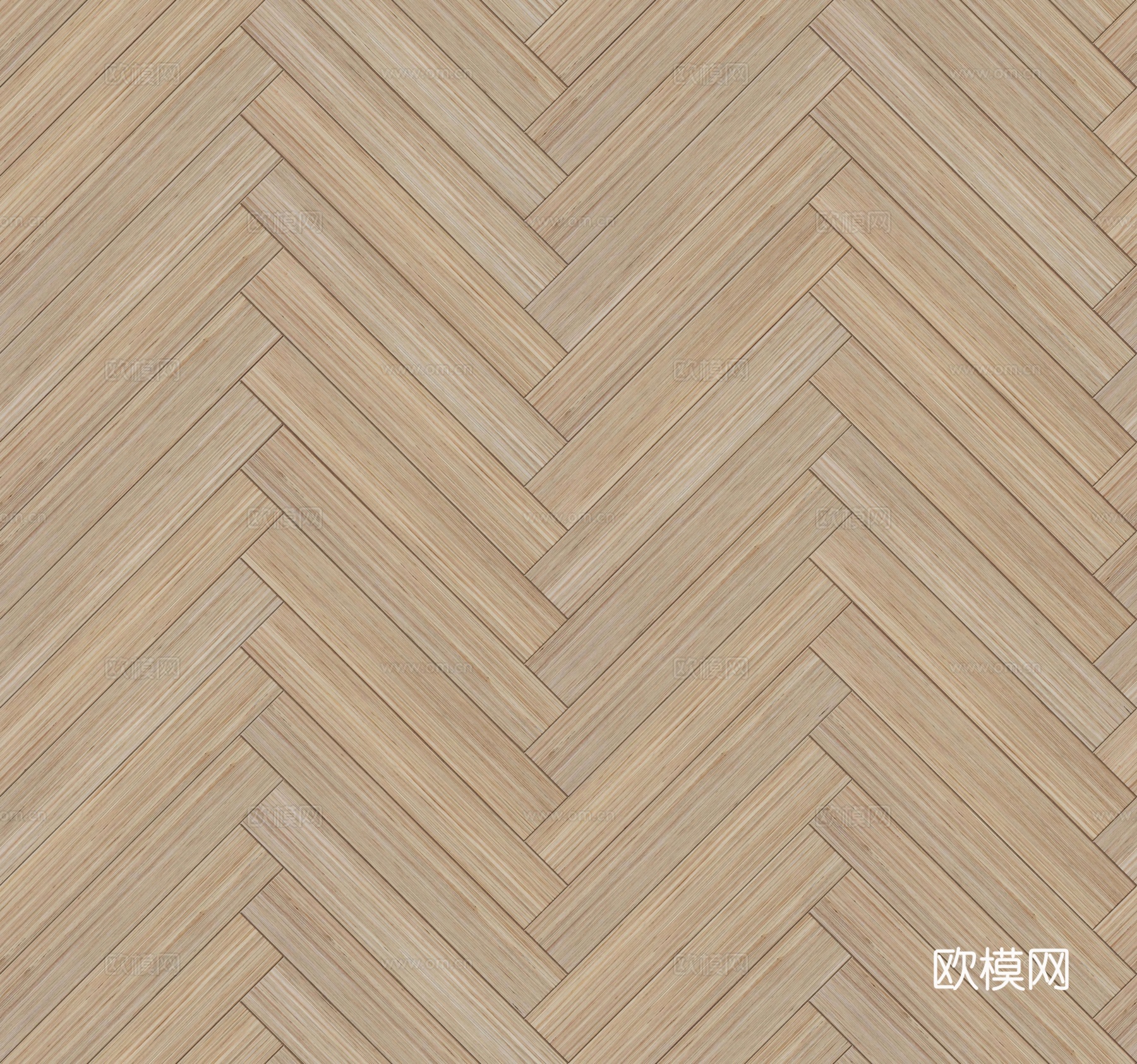 鱼骨纹错缝原木色实木地板73