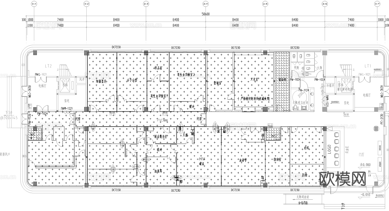 实验室 最新平面施工图合集cad施工图