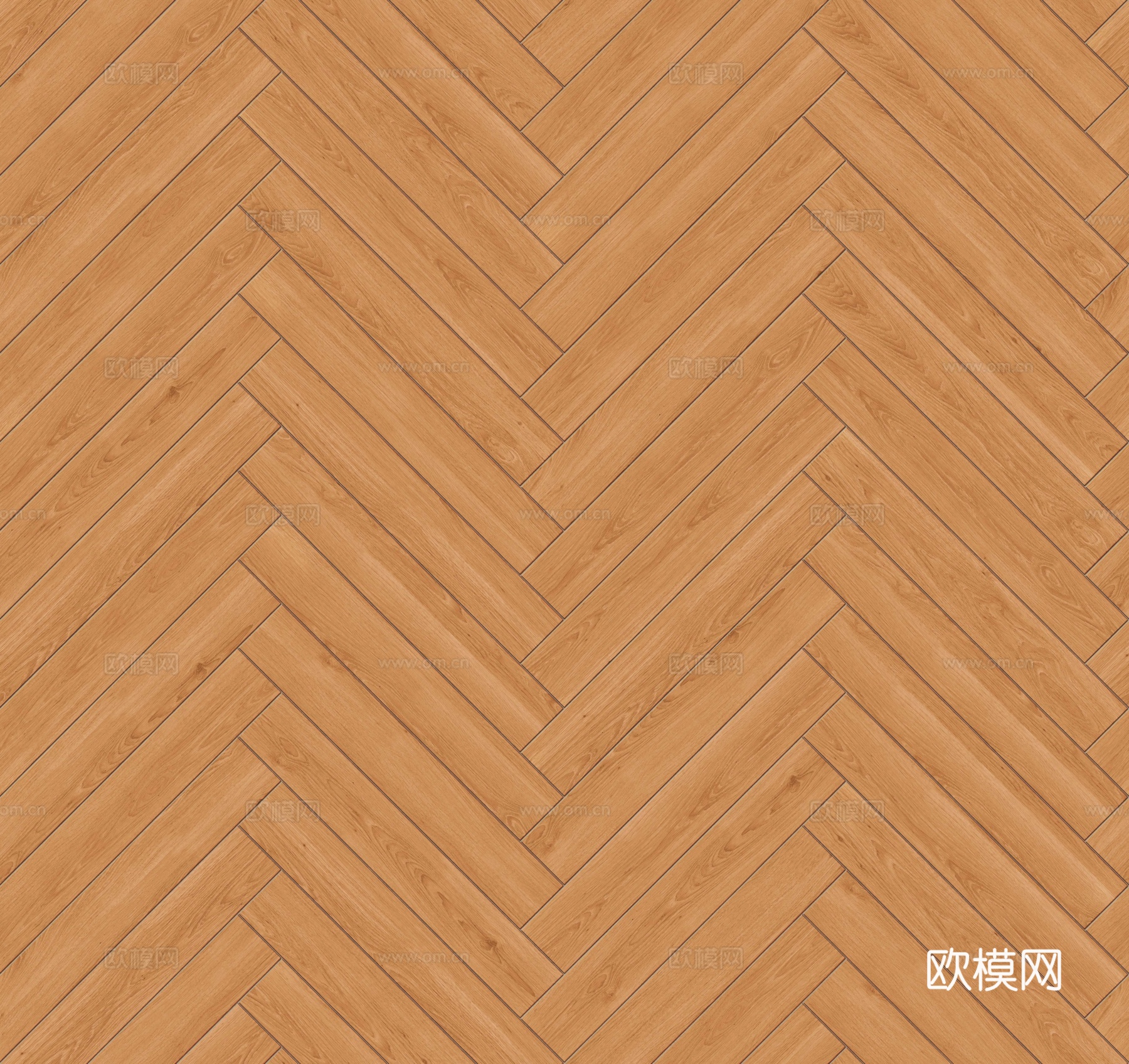 鱼骨纹错缝原木色实木地板179