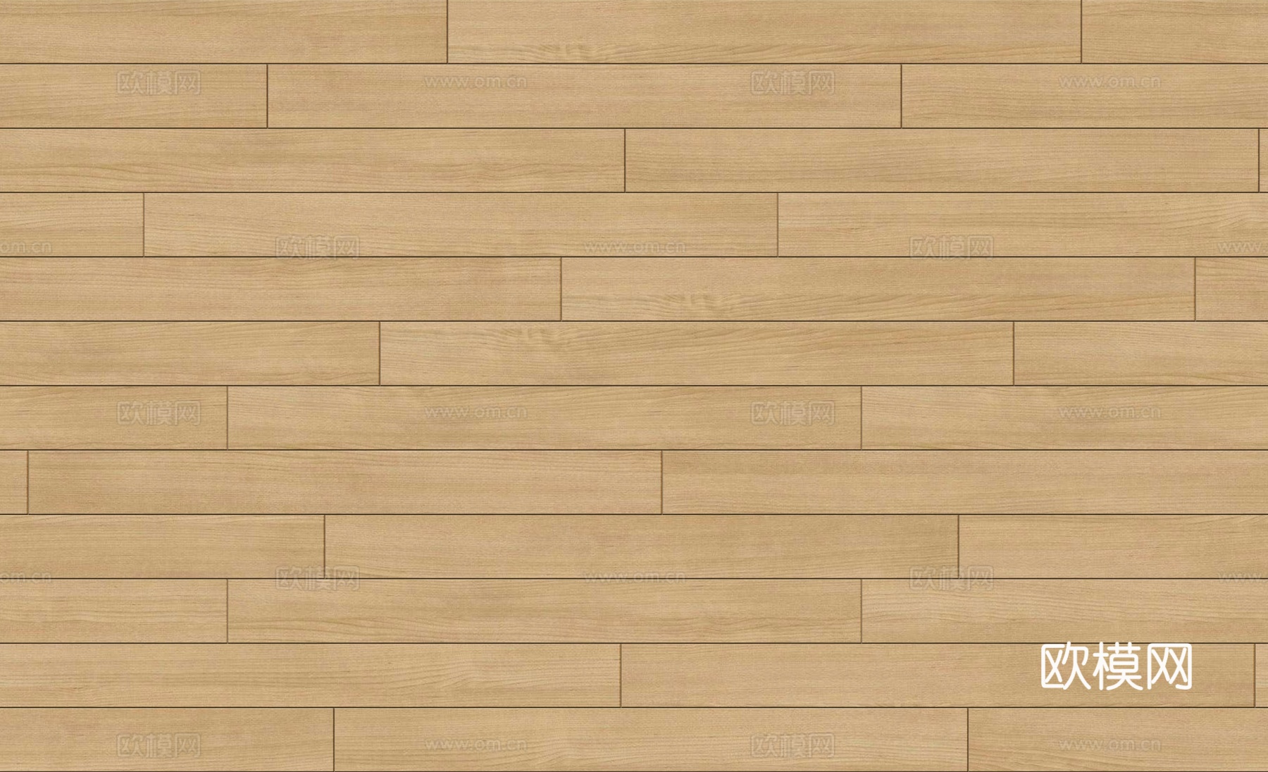 矩形错缝原木色实木地板19