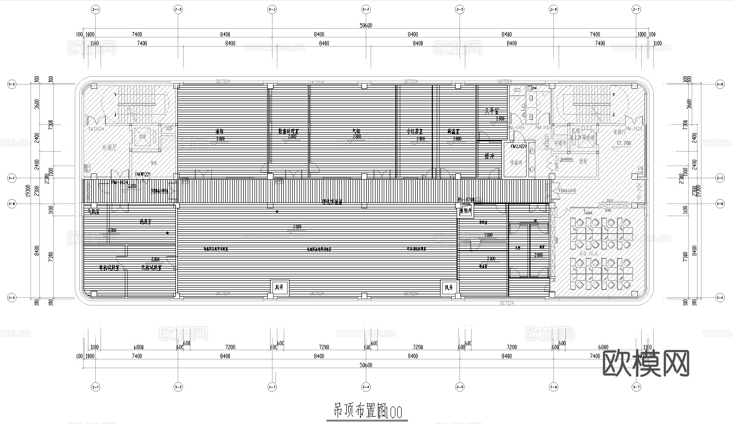 实验室 最新平面施工图合集cad施工图