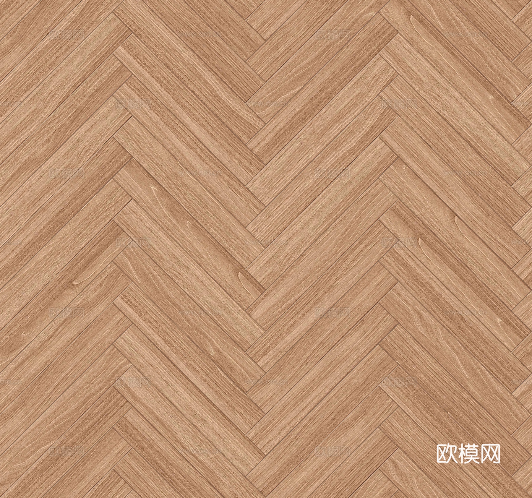 鱼骨纹错缝原木色实木地板123