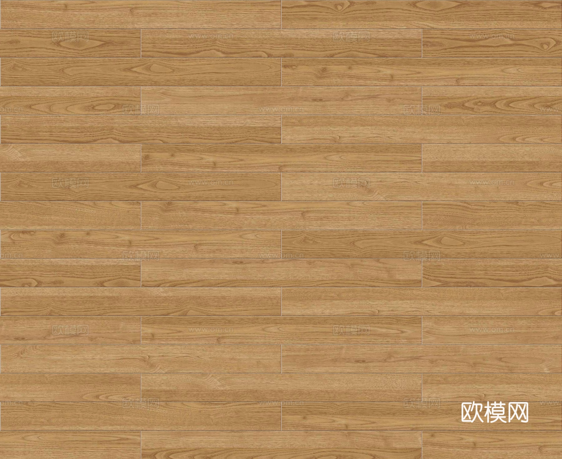 矩形错缝原木色实木地板98