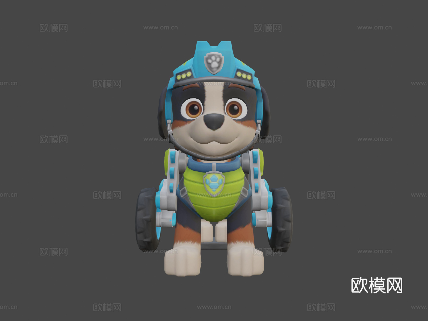 移动端汪汪队立大功救援世界雷克斯3d模型下载（渲染图6）