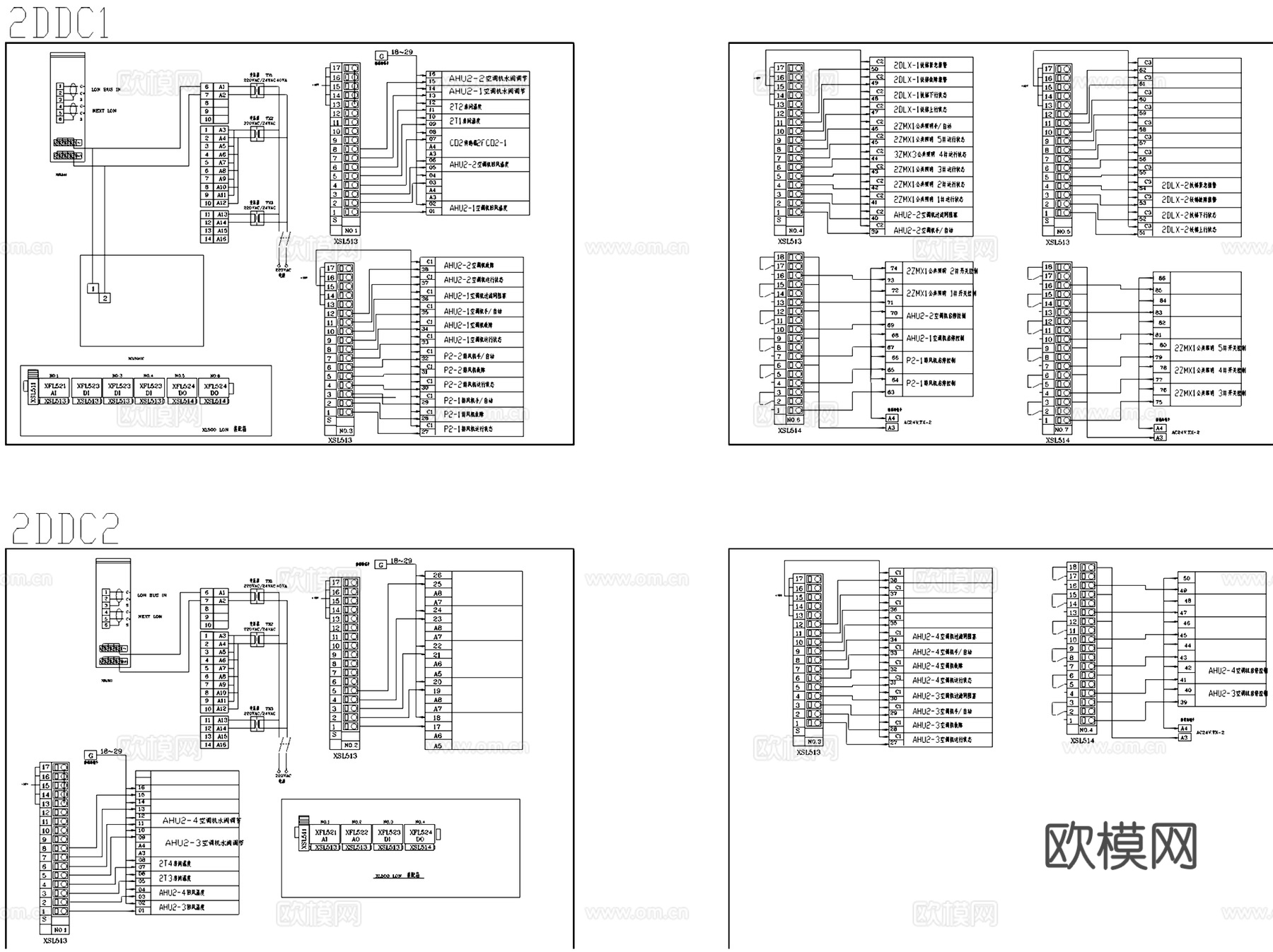 配电箱配电柜低压设计原理接线图CAD施工图集 28套cad施工图