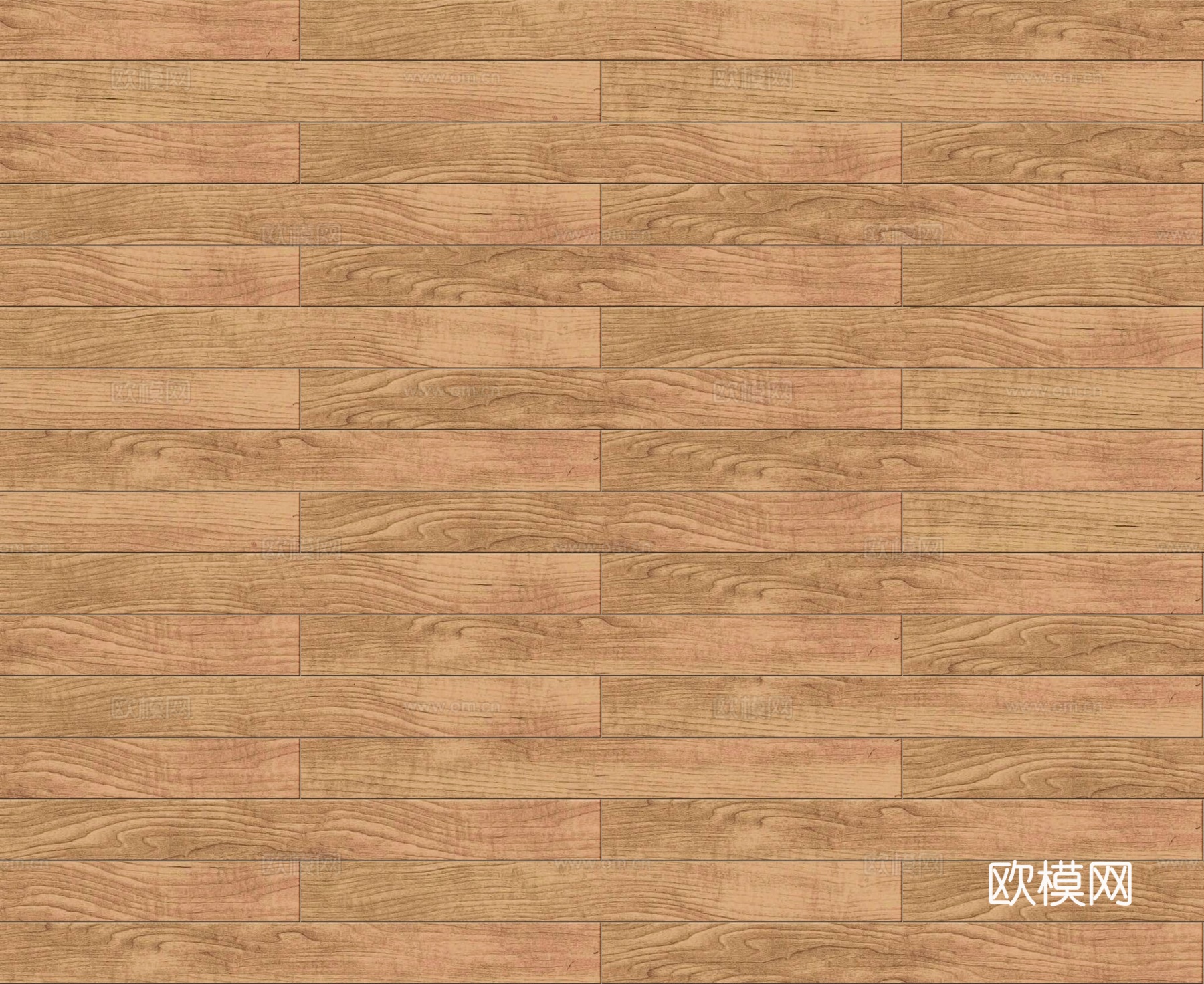 矩形错缝原木色实木地板150