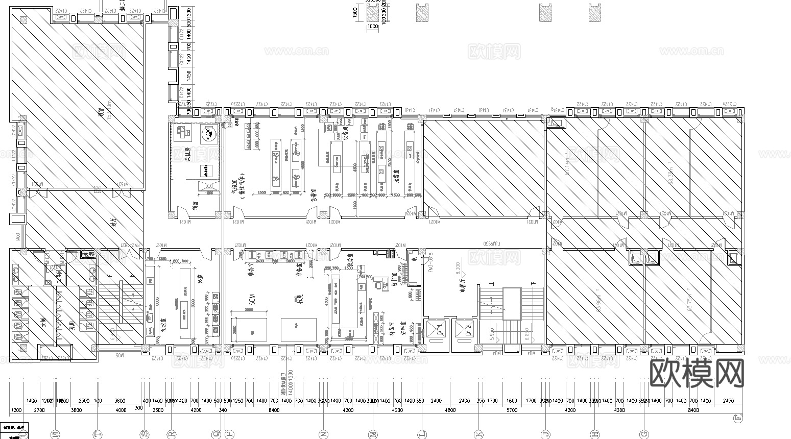实验室 最新平面施工图合集cad施工图