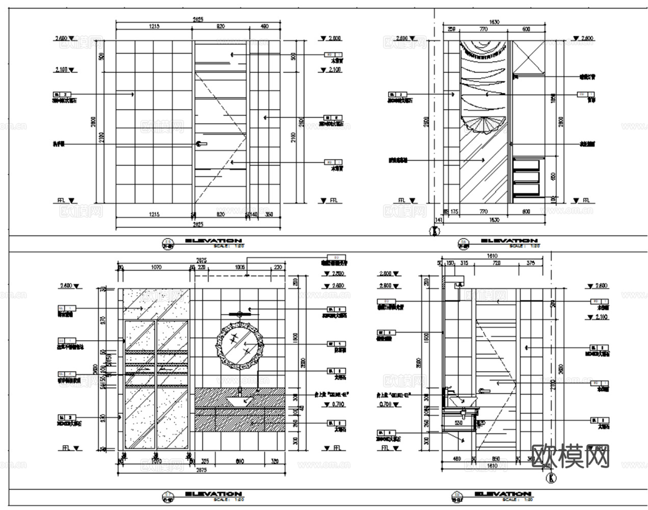 29套餐厅酒店包房CAD详图2026最新整理合集cad施工图