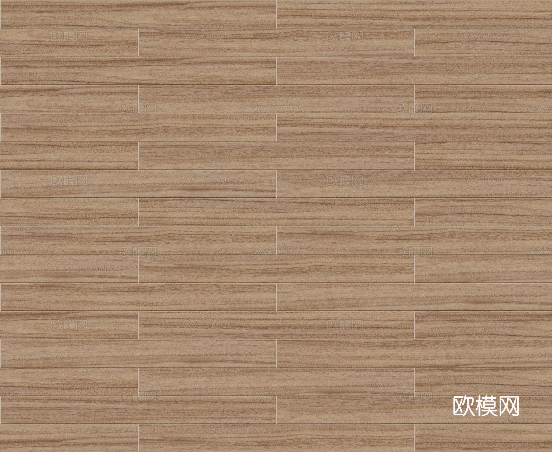 矩形错缝原木色实木地板95