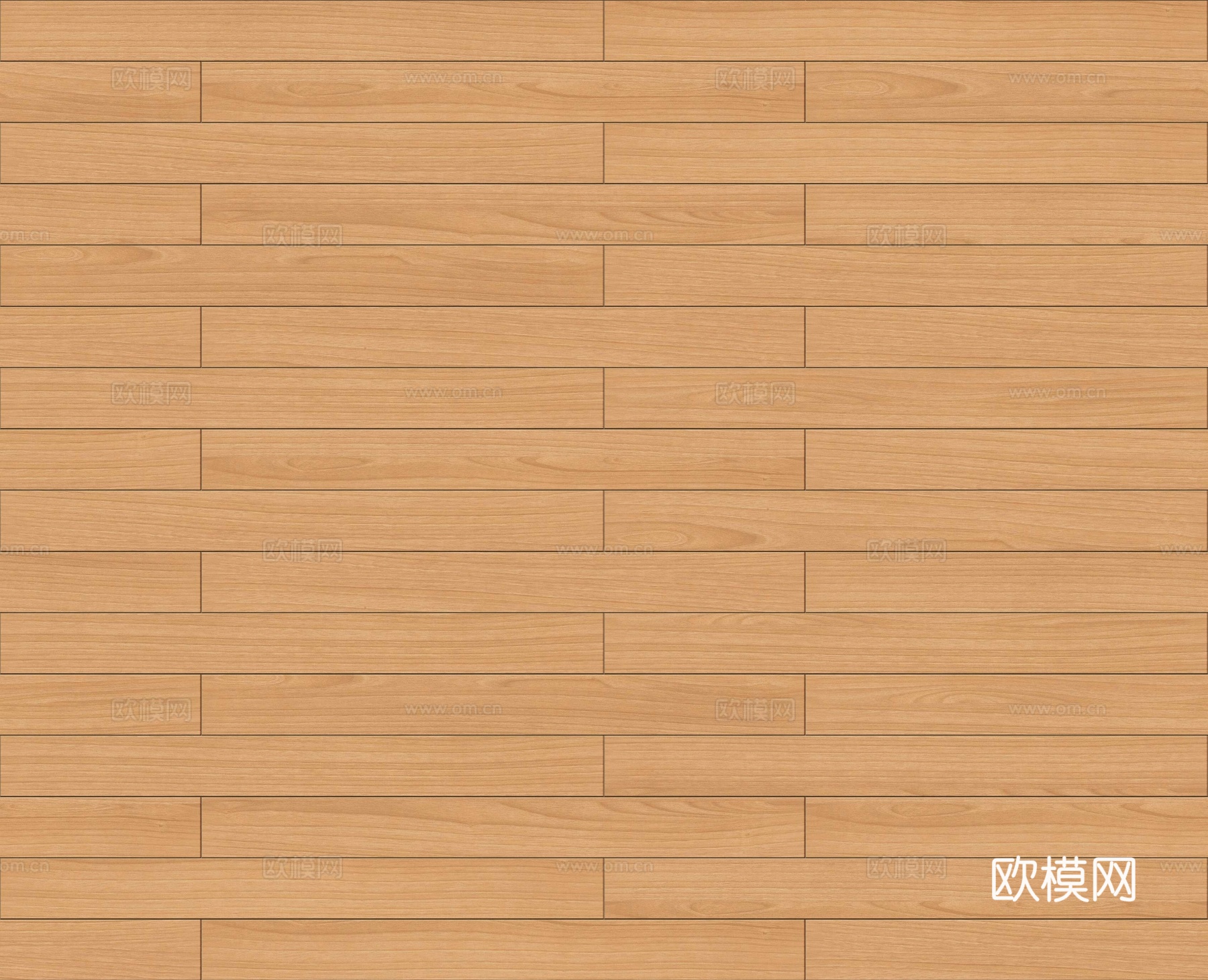 矩形错缝原木色实木地板59