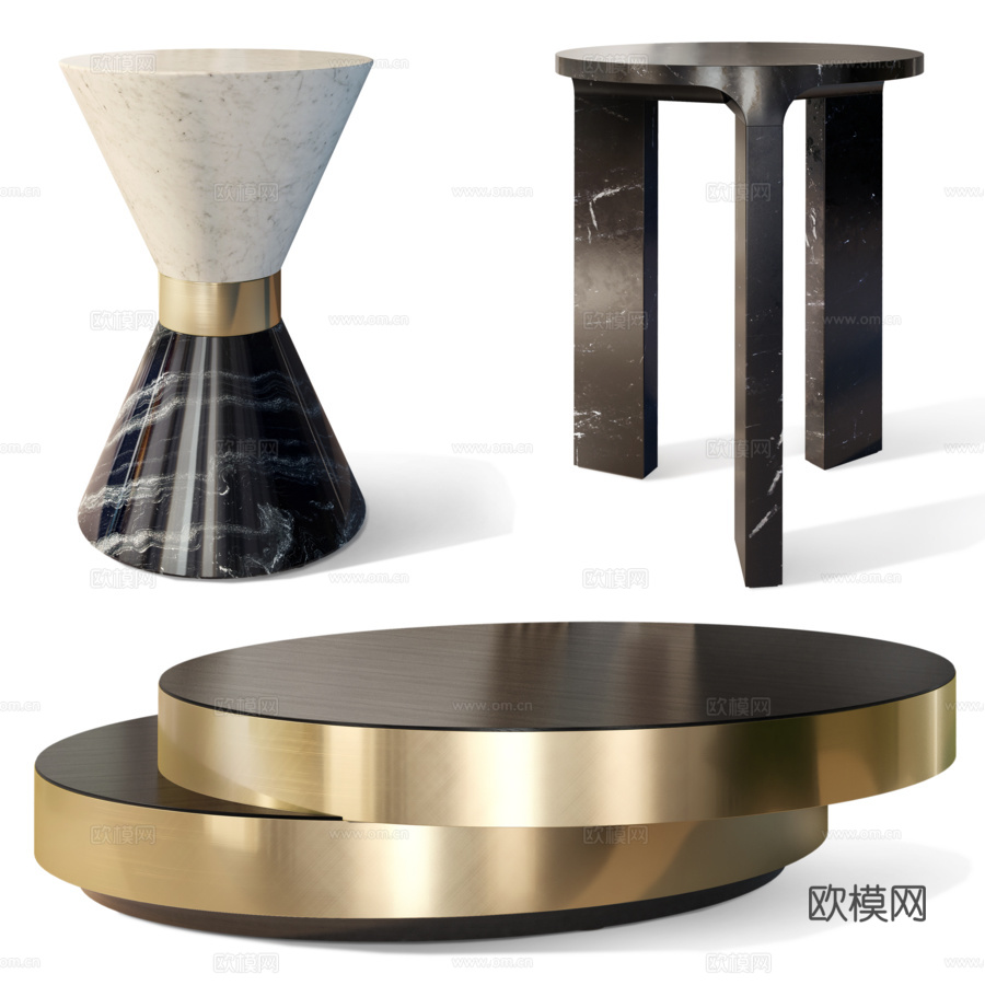 圆形咖啡桌 装饰艺术 Thor Dyrstad Vical3d模型下载