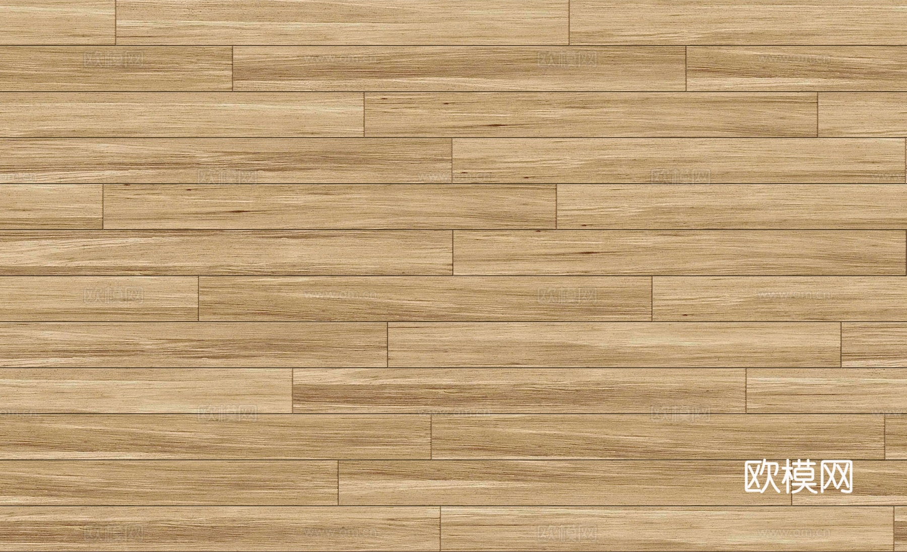 矩形错缝原木色实木地板43