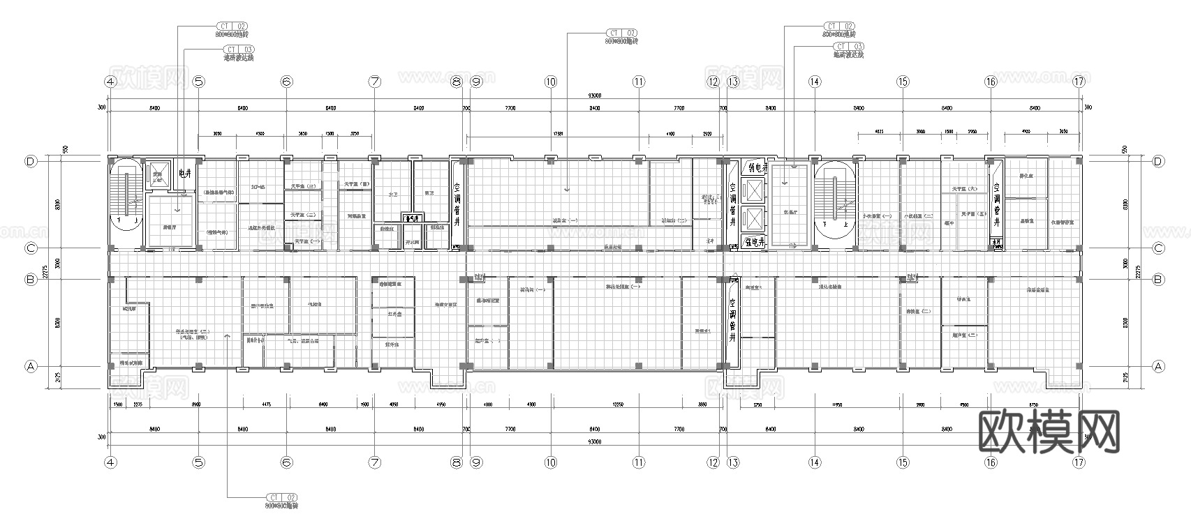 实验室 最新全套施工图合集cad施工图