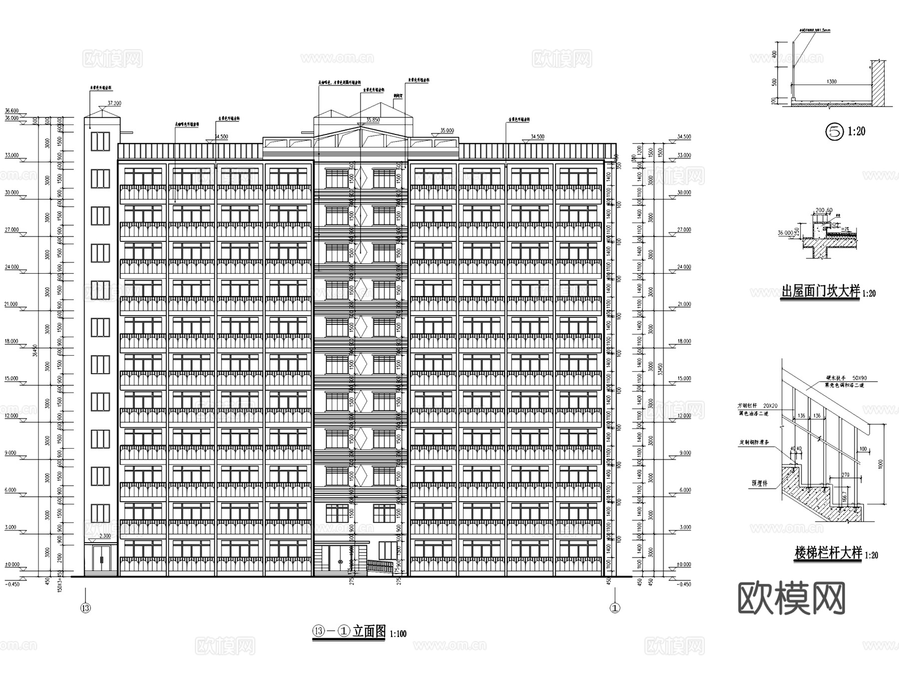 教职工学生公寓楼宿舍楼建筑结构CAD施工图集 100套cad施工图