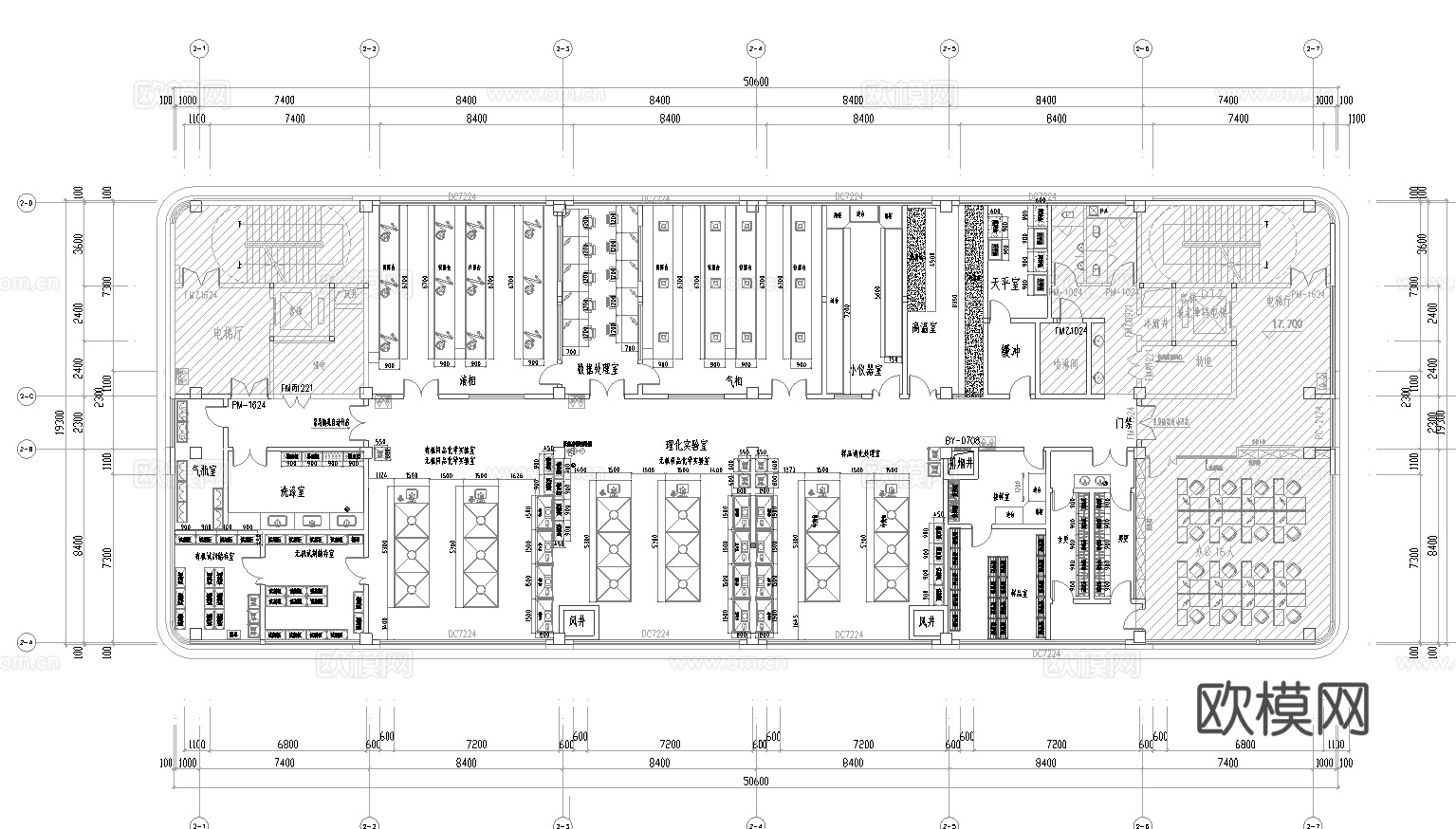 实验室 最新平面施工图合集cad施工图