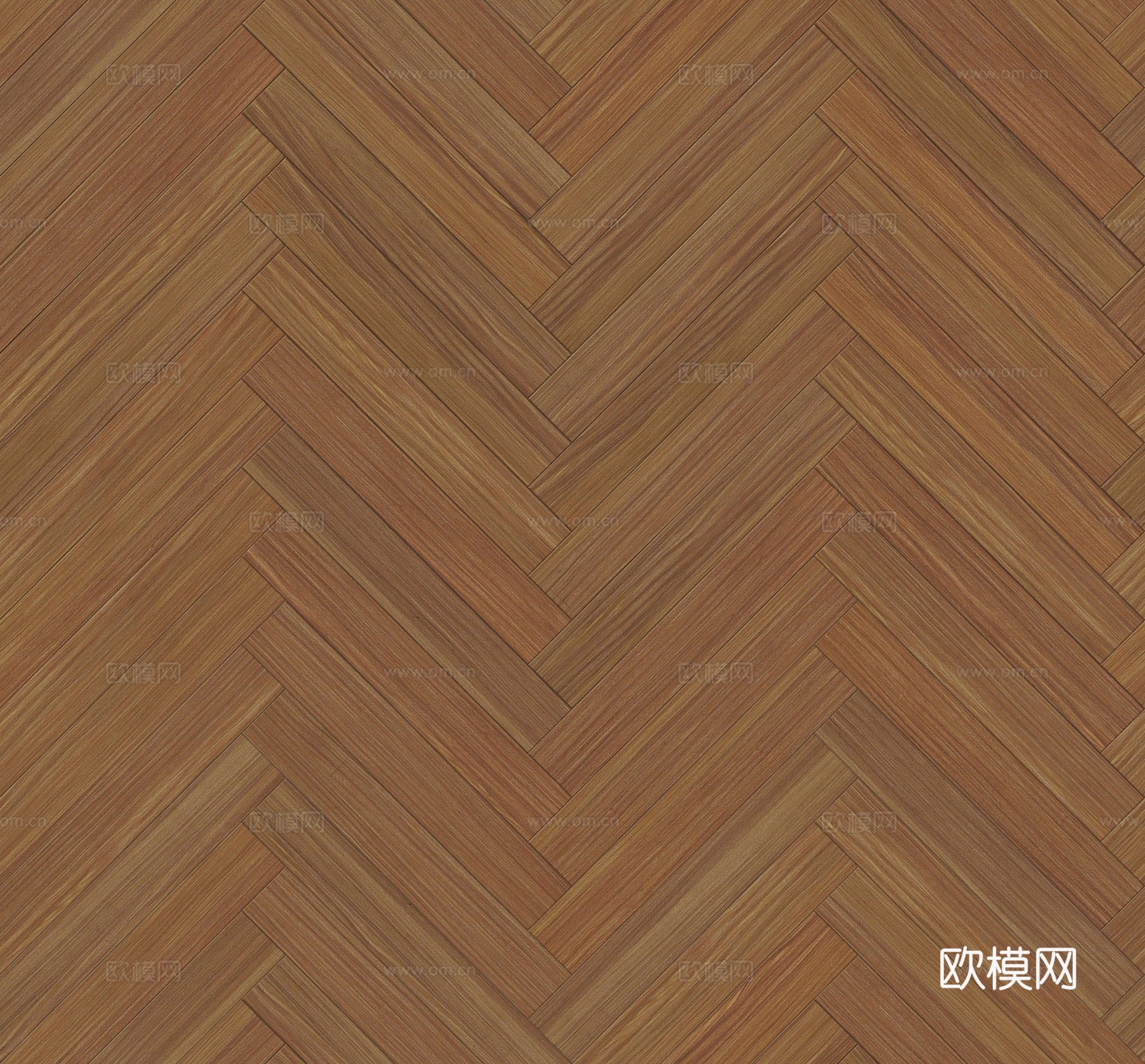 鱼骨纹错缝原木色实木地板35