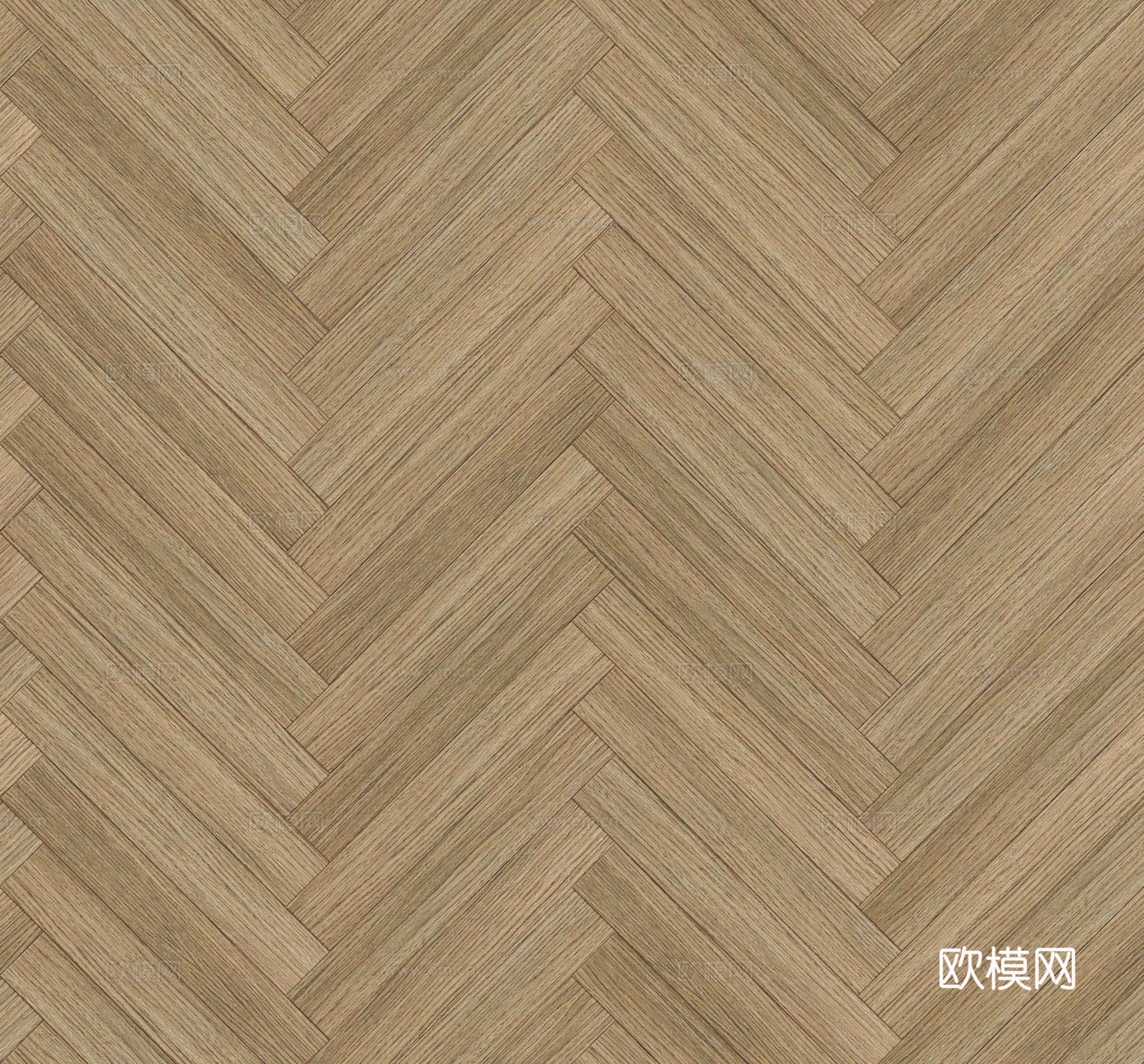 鱼骨纹错缝原木色实木地板19