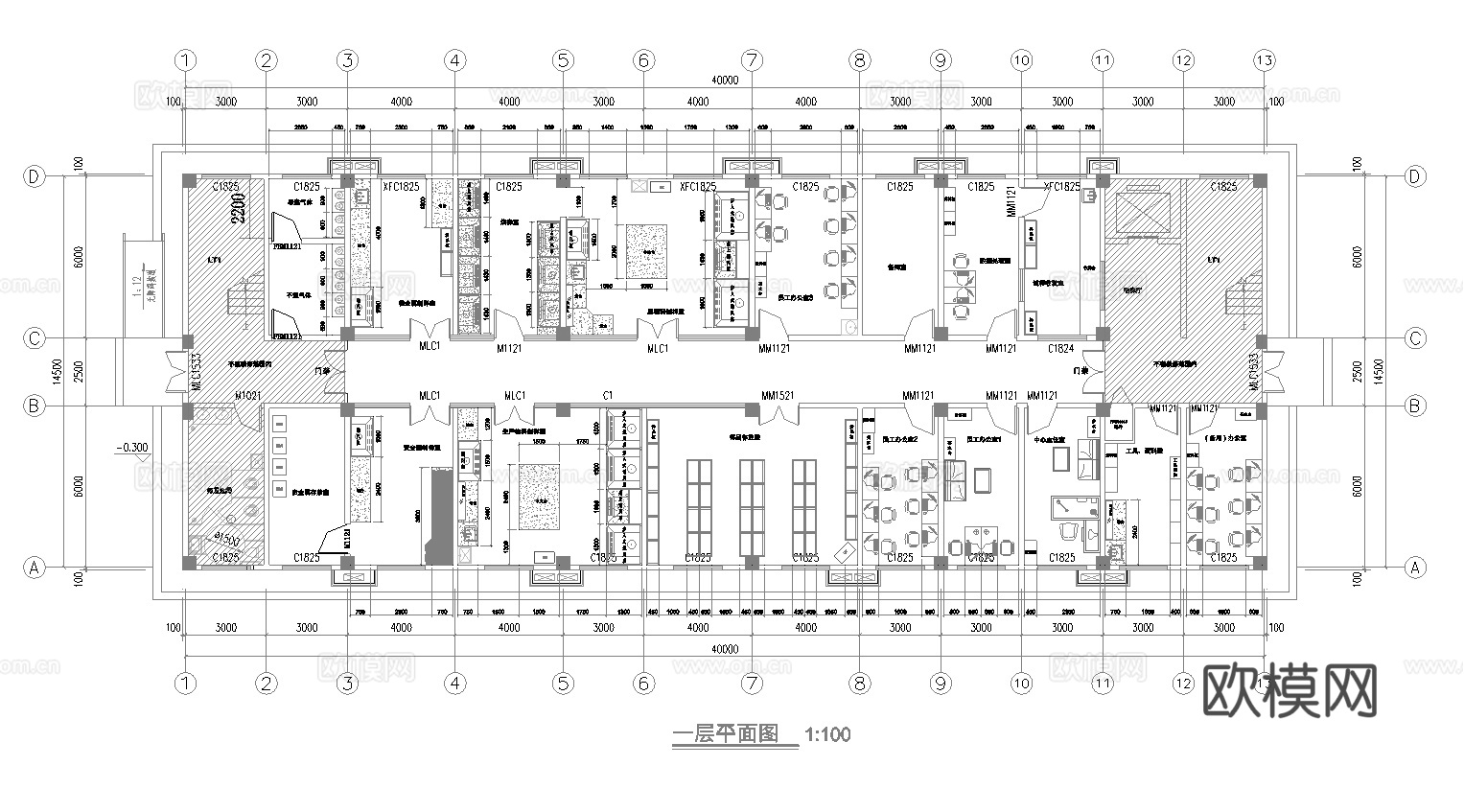 实验室 最新平面施工图合集cad施工图