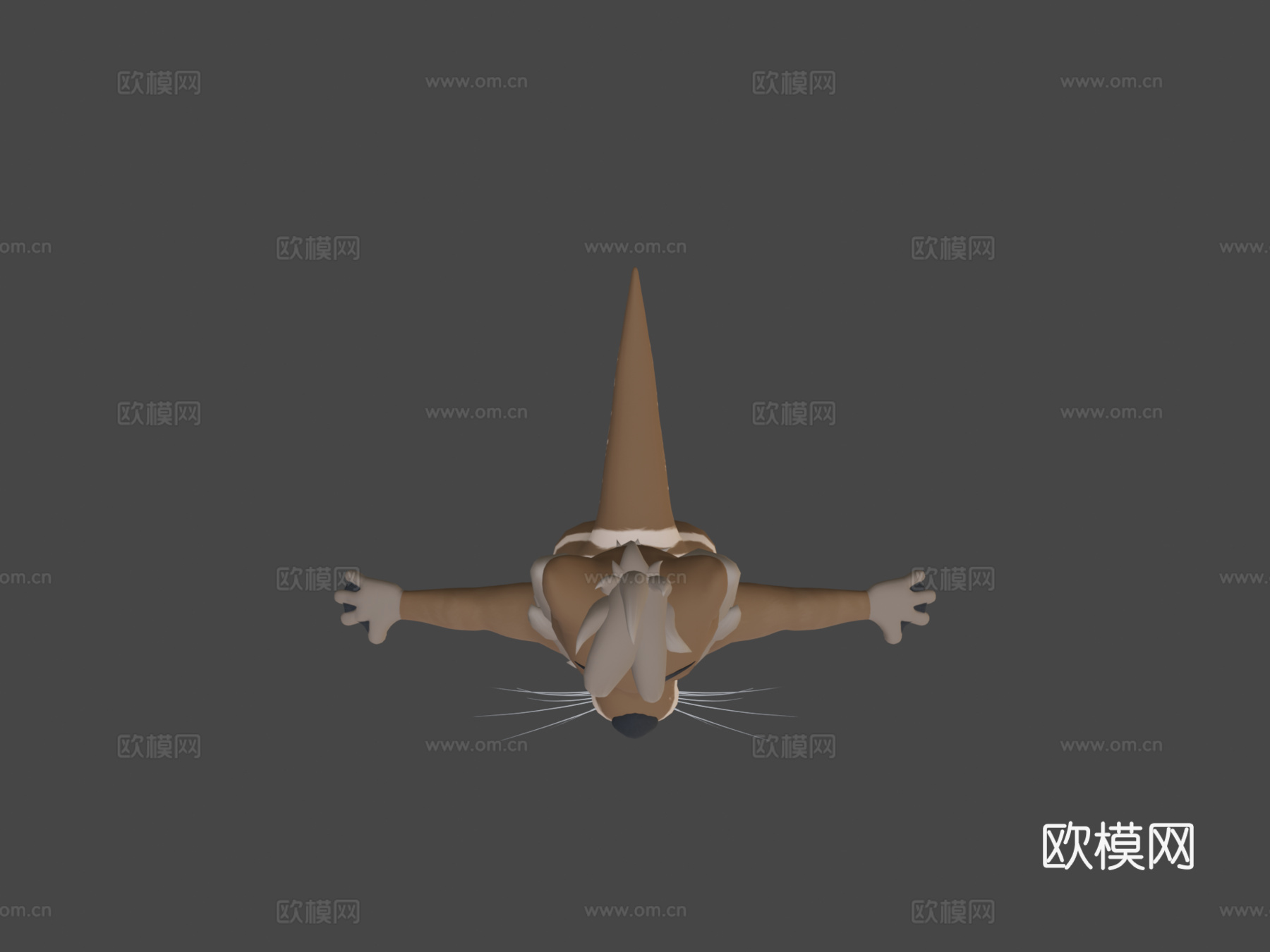 水獭卢卡斯个人3d模型下载（渲染图5）