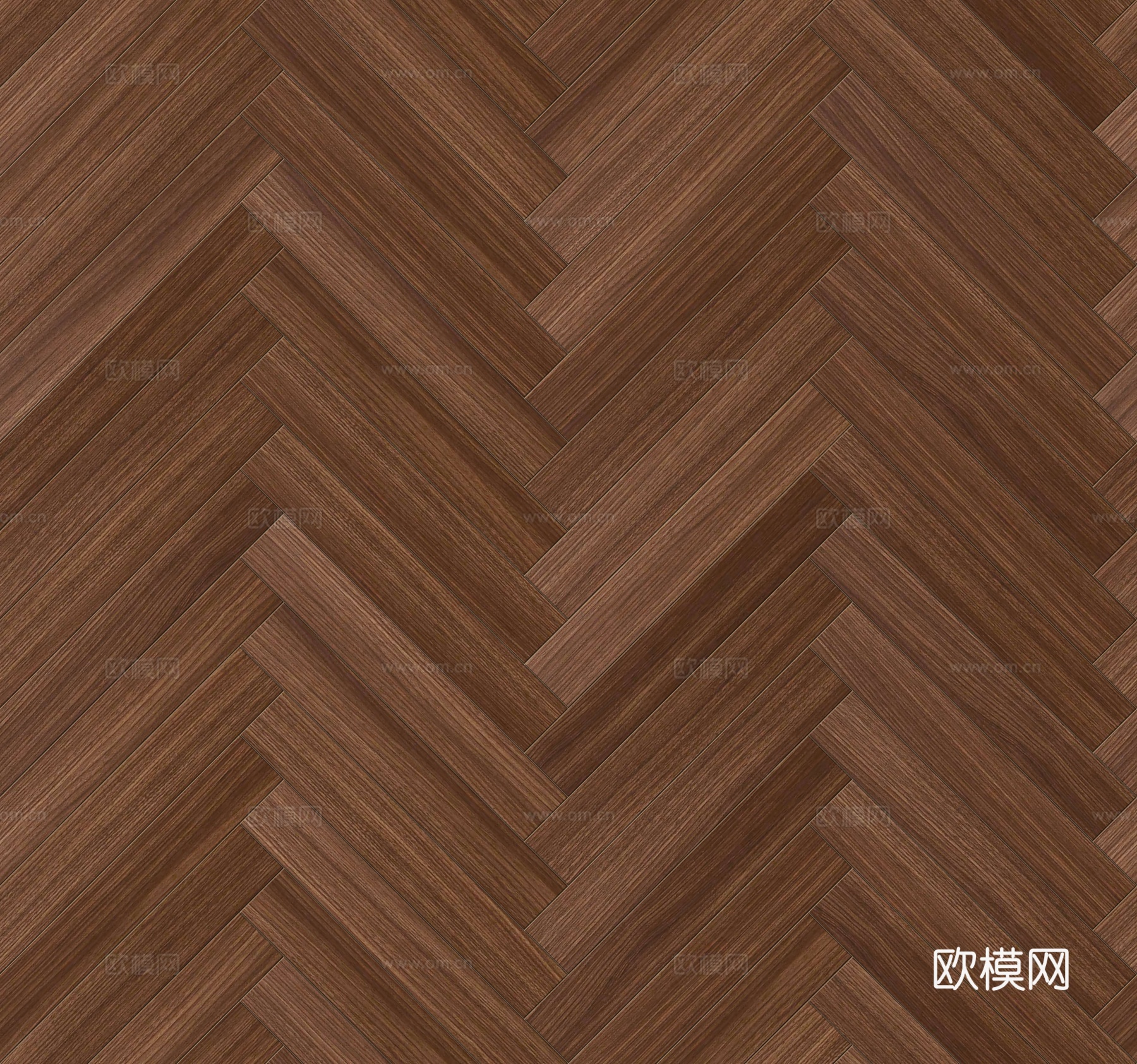 鱼骨纹错缝原木色实木地板135