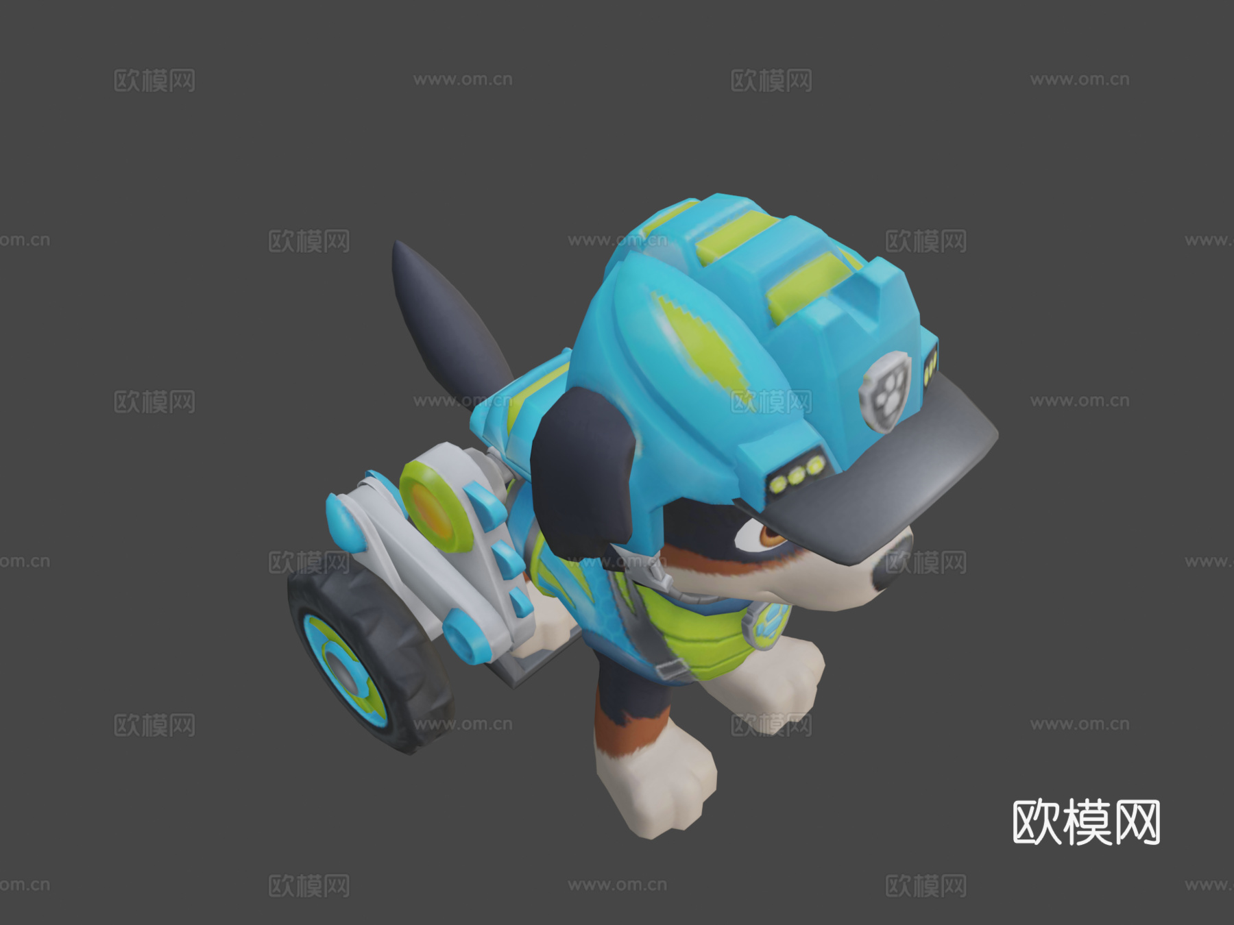 移动端汪汪队立大功救援世界雷克斯3d模型下载（渲染图8）