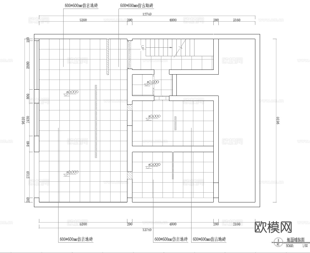 韩式烤肉店 最新全套施工图合集cad施工图