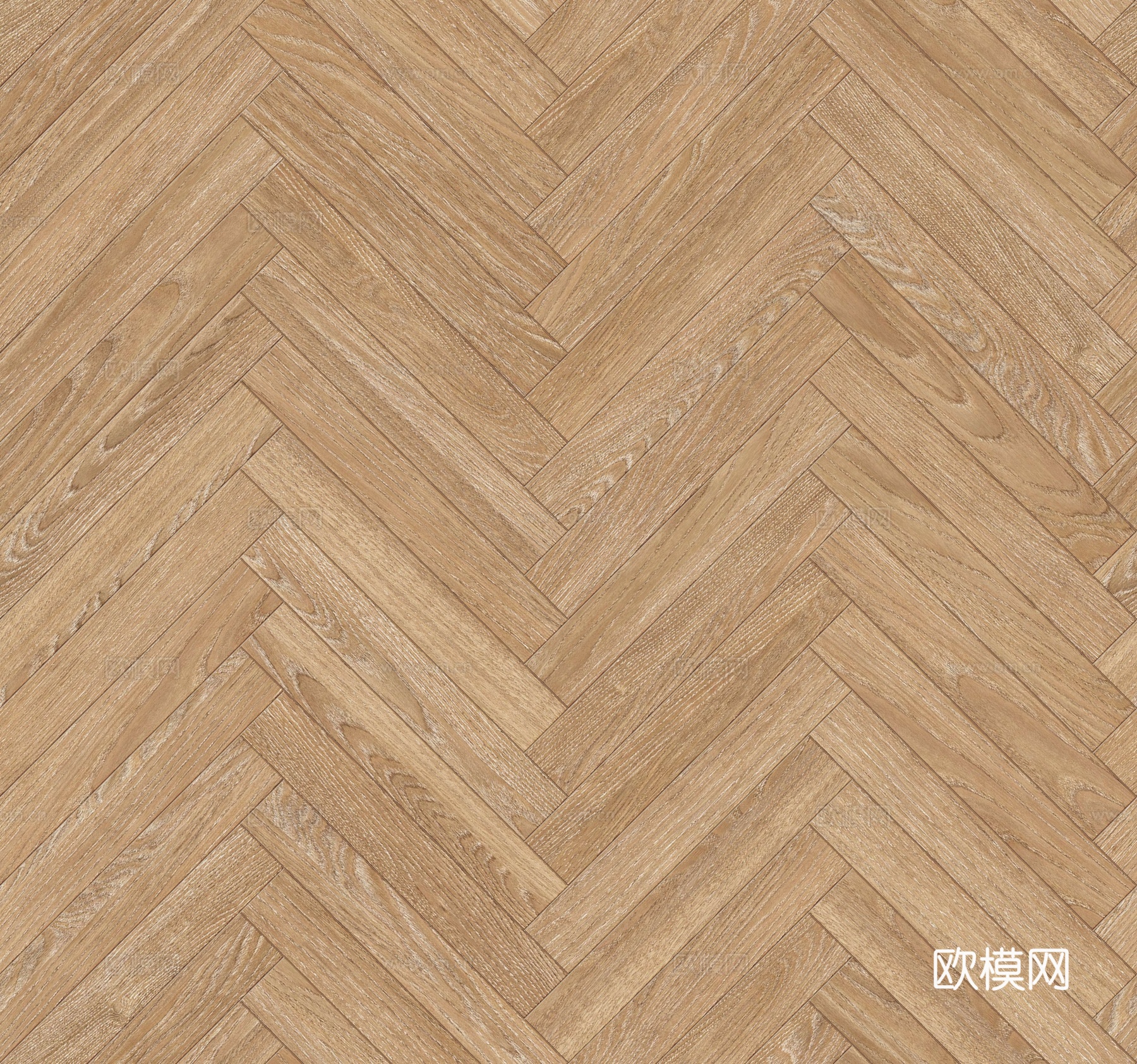鱼骨纹错缝原木色实木地板82下载