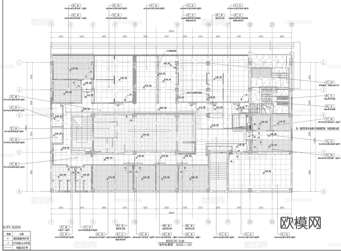 烧烤店 最新全套施工图合集cad施工图