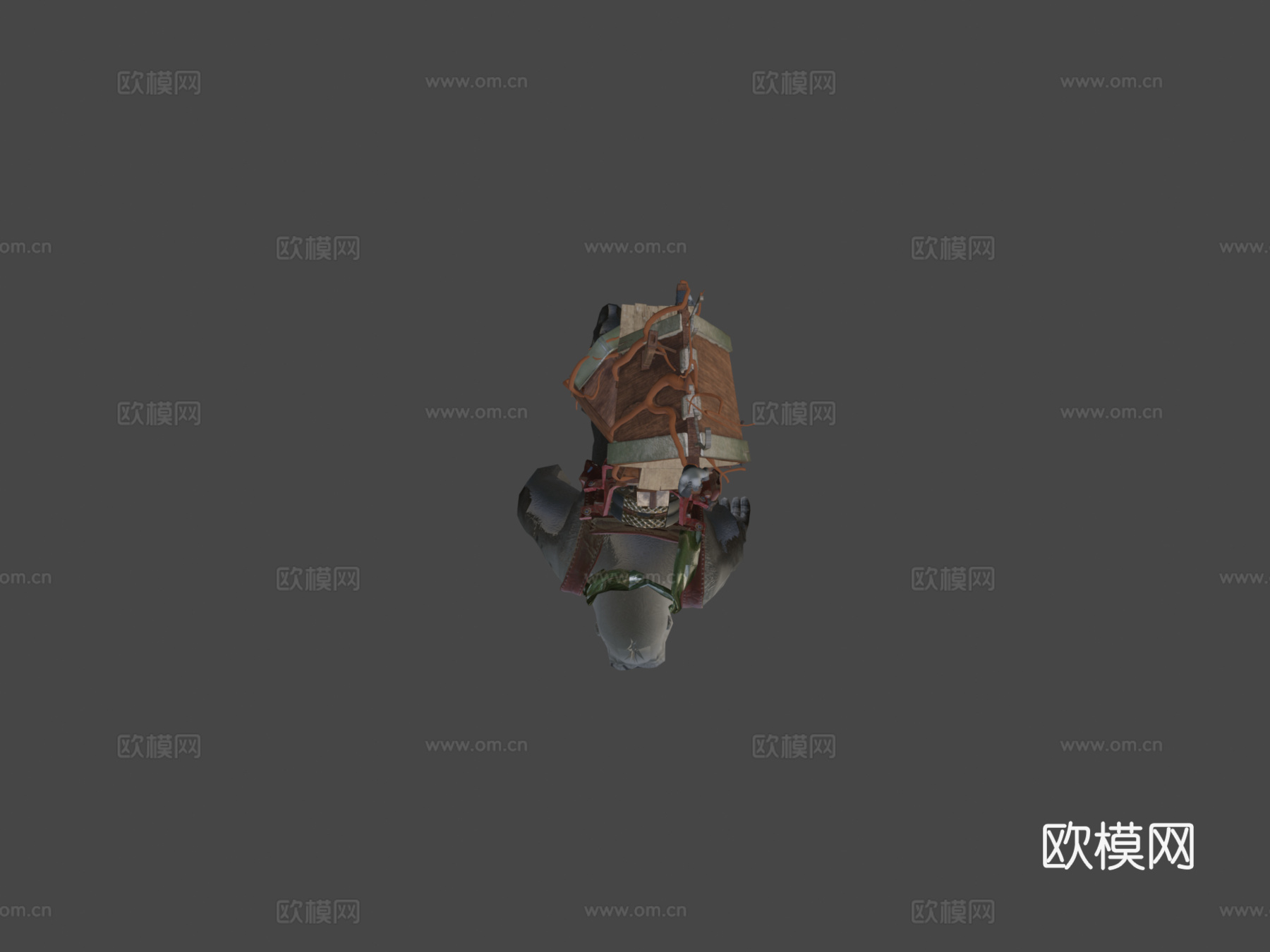 大猩猩镇3d模型下载（渲染图5）