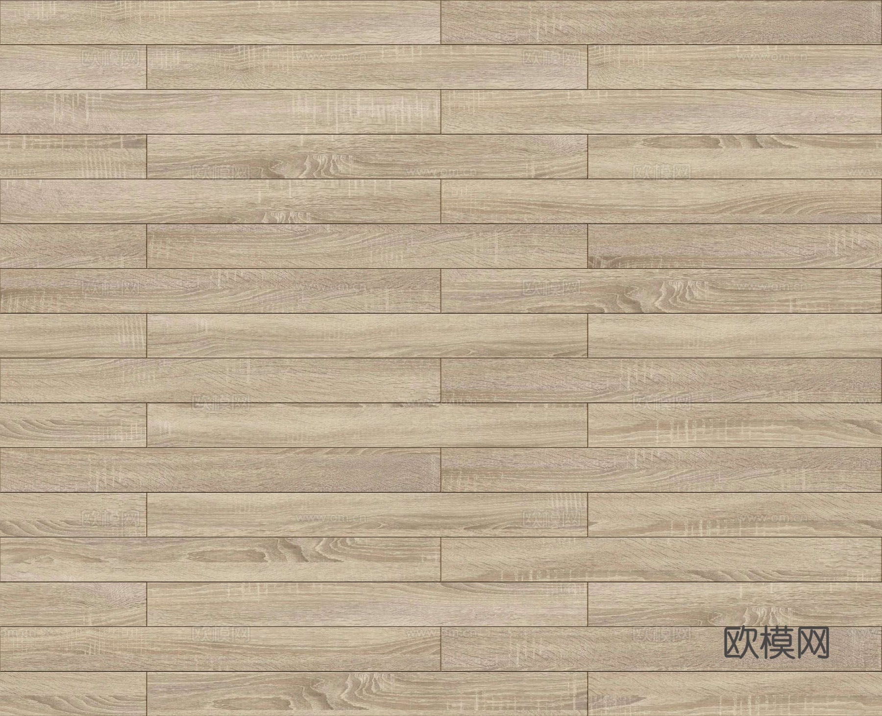 矩形错缝原木色实木地板14