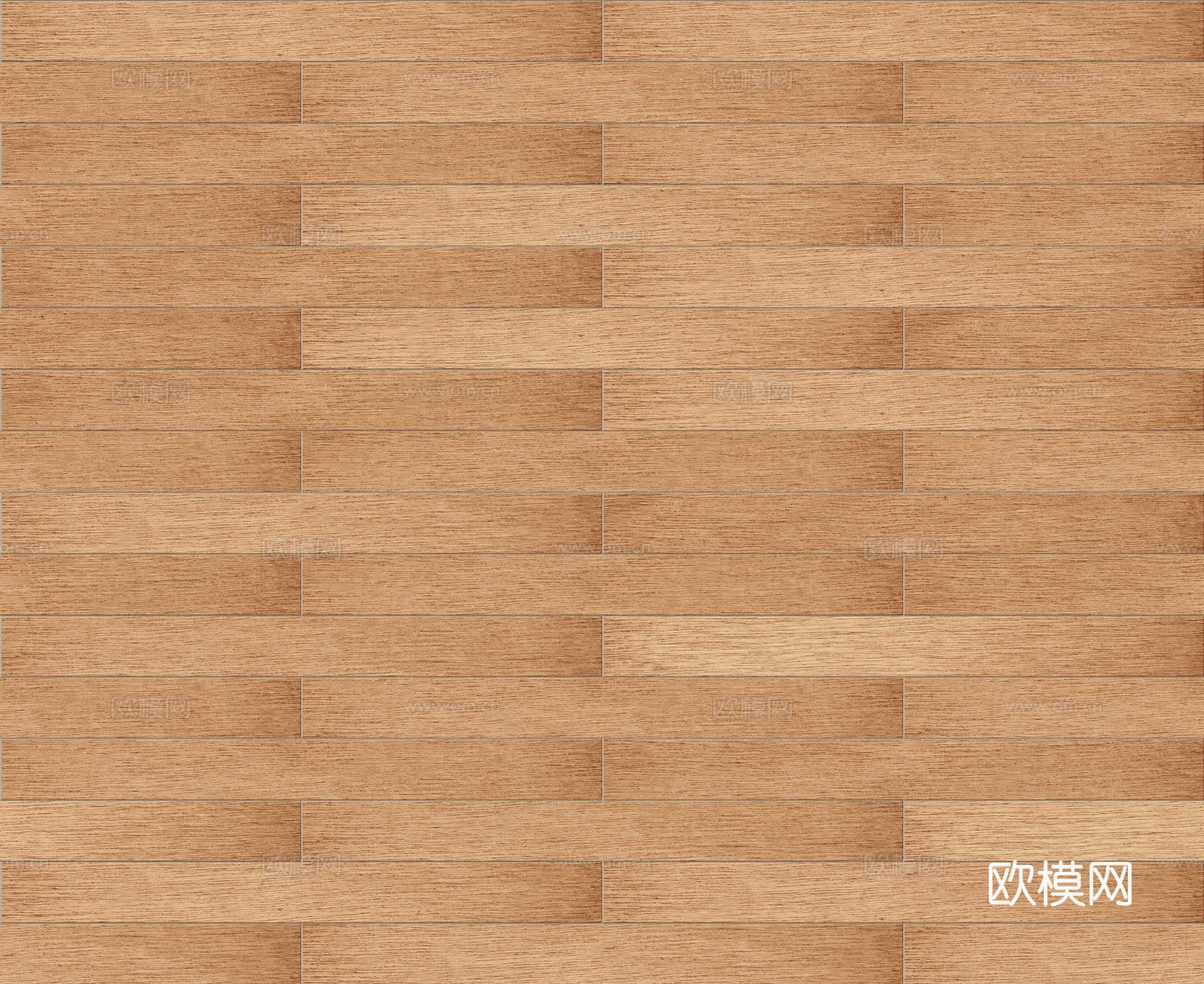 矩形错缝原木色实木地板140