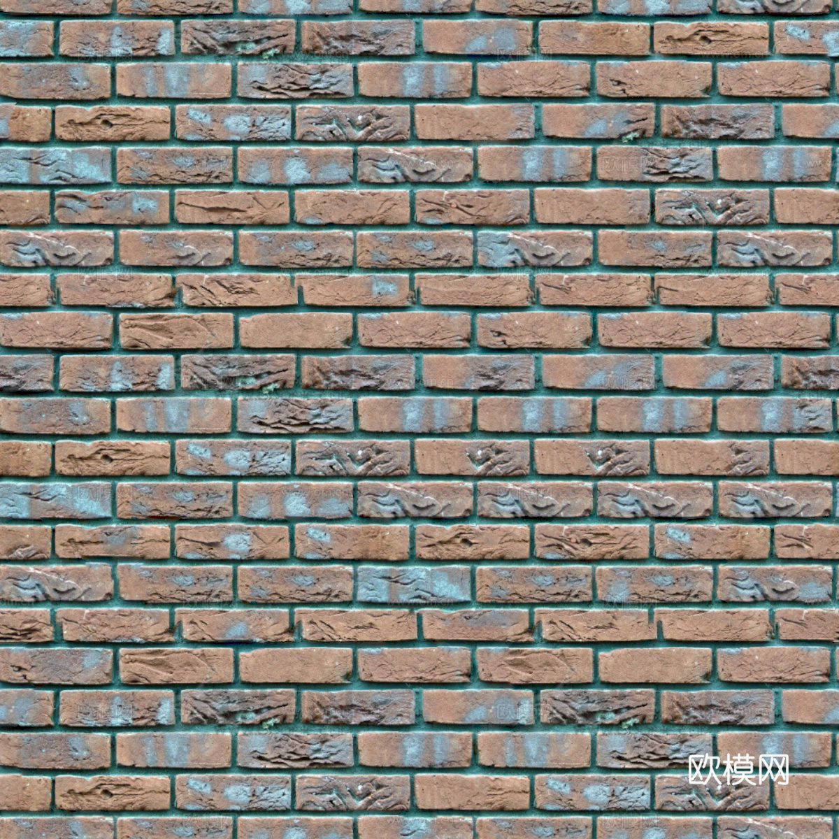 红砖墙面-红砖错缝墙面2072