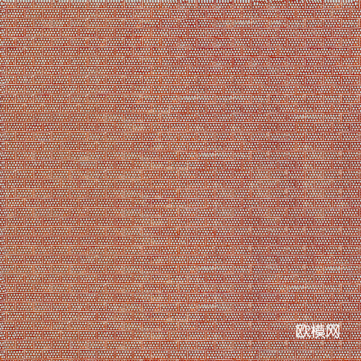 红砖墙面-红砖错缝墙面182下载