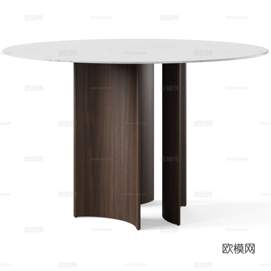 Cosmo品牌马奈餐桌3d模型下载