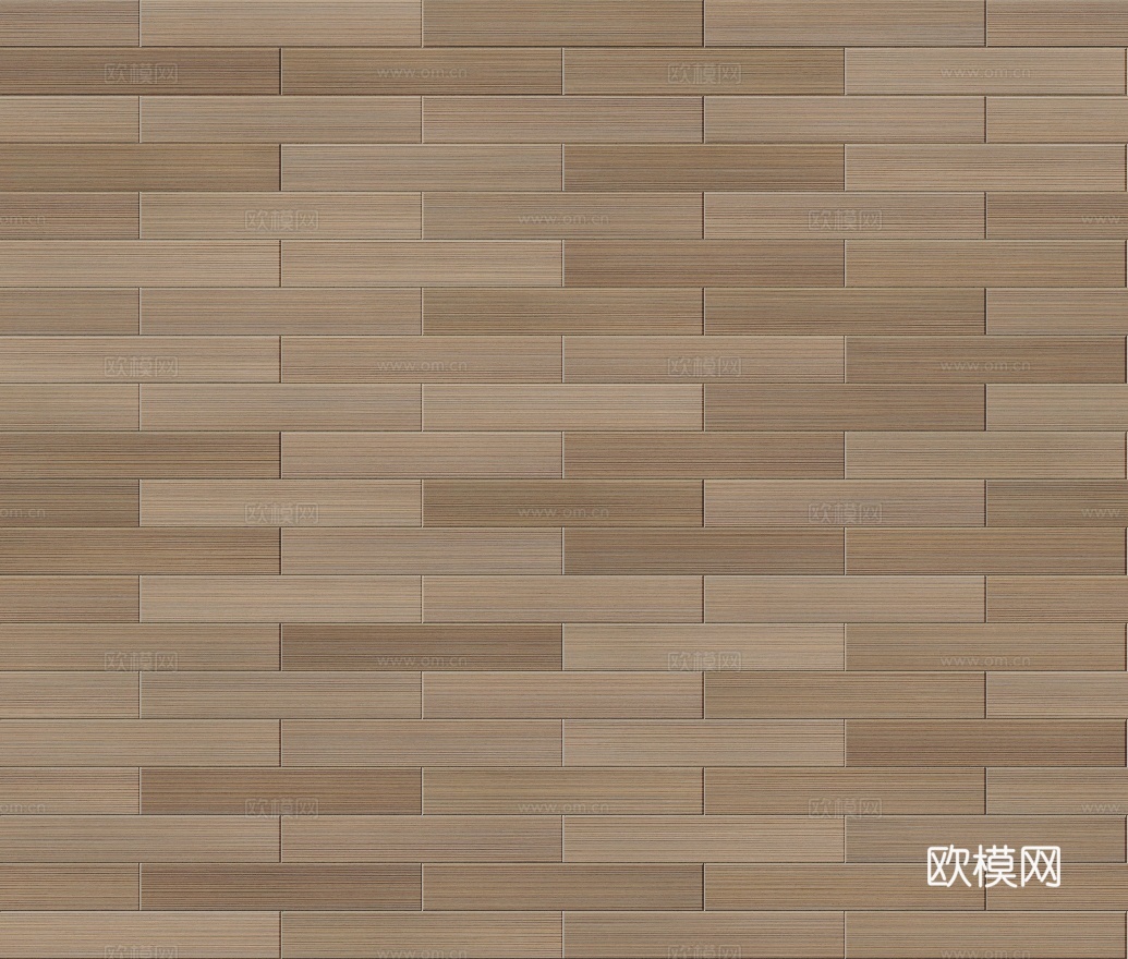 矩形错缝原木色实木地板40