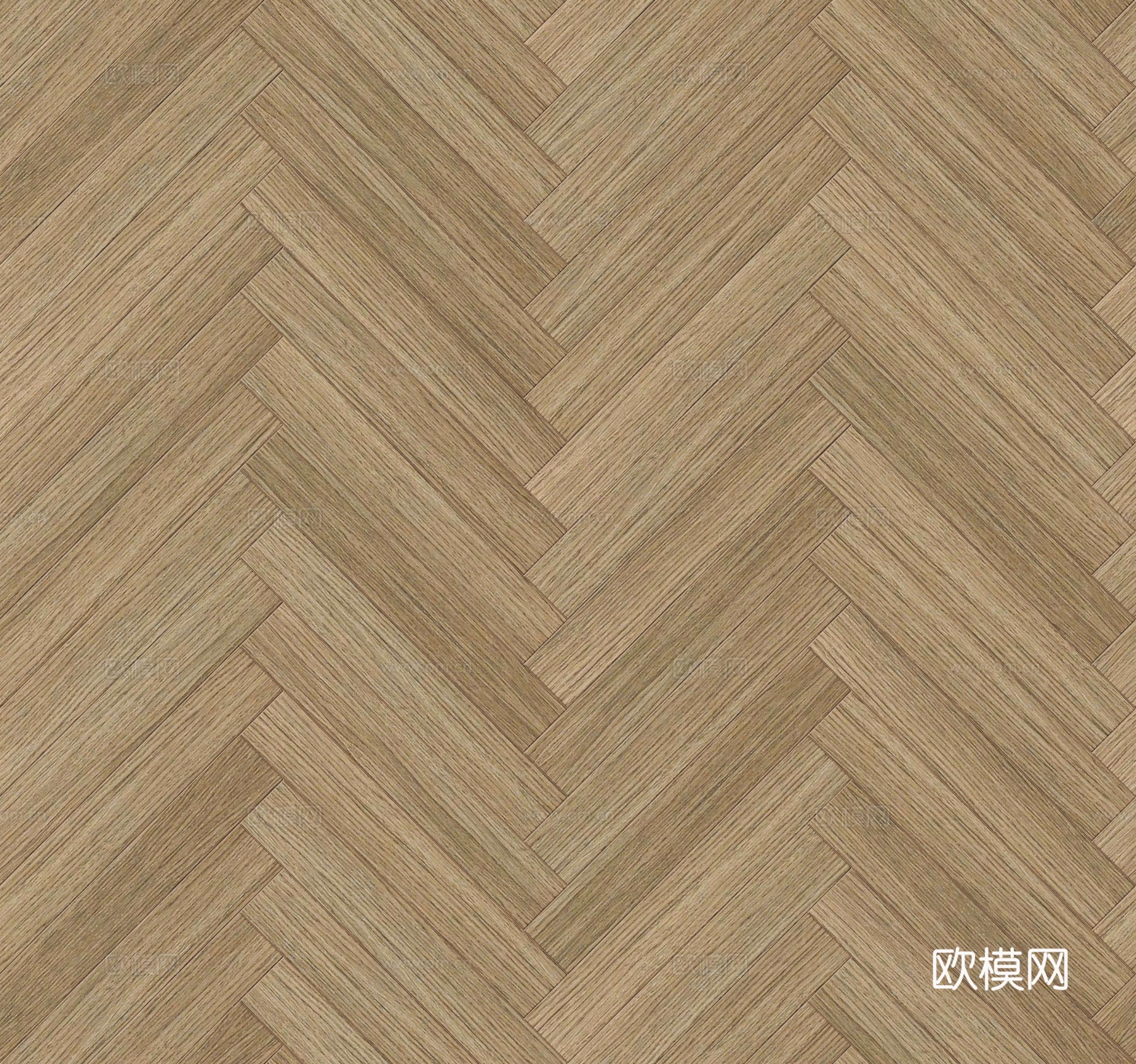 鱼骨纹错缝原木色实木地板117