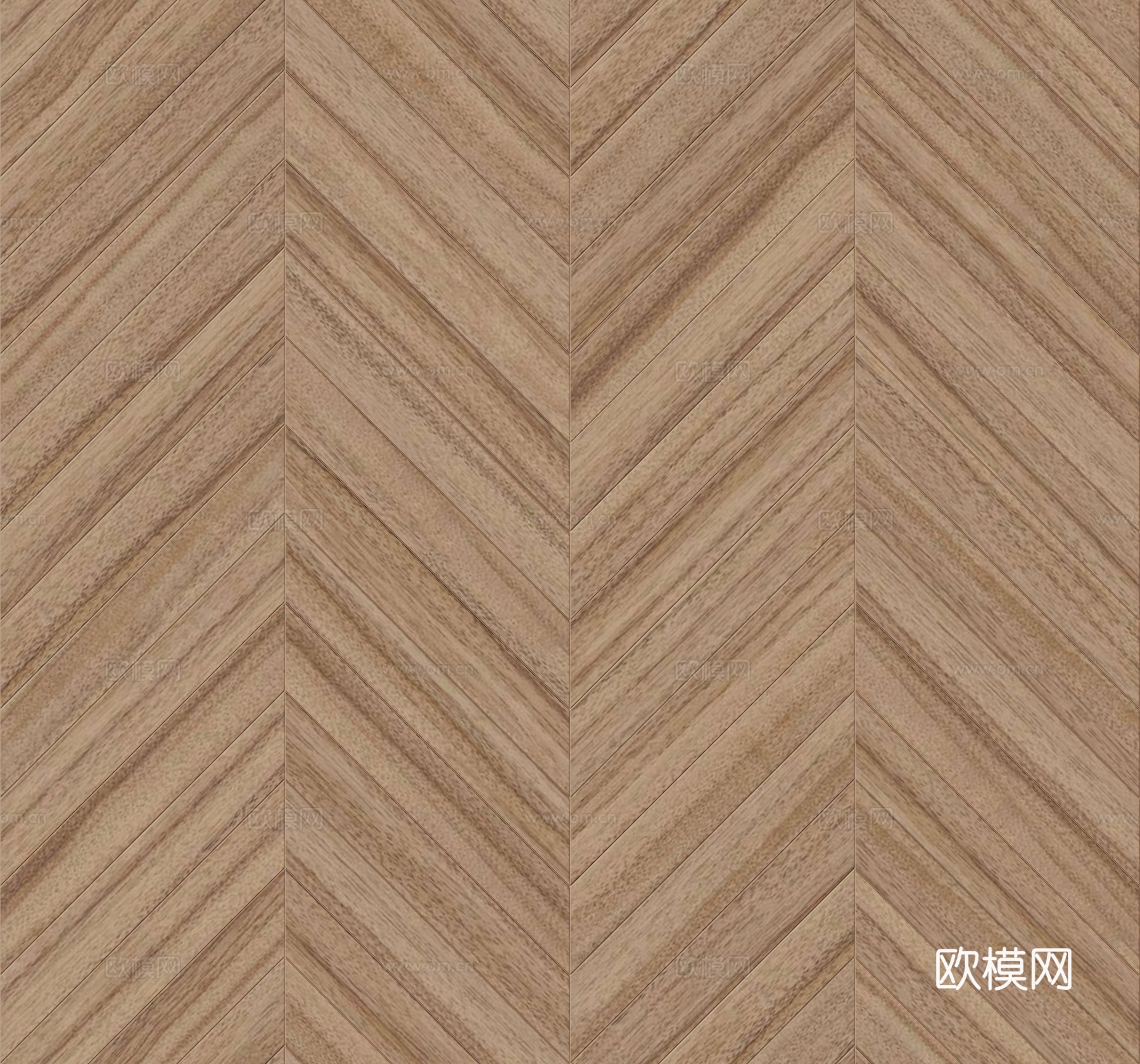 鱼骨纹齐缝原木色实木地板100下载