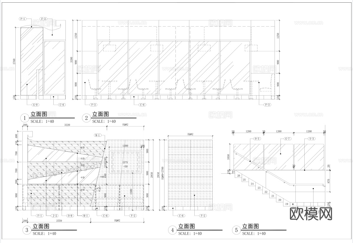 肯德基 汉堡店 最新全套施工图合集cad施工图