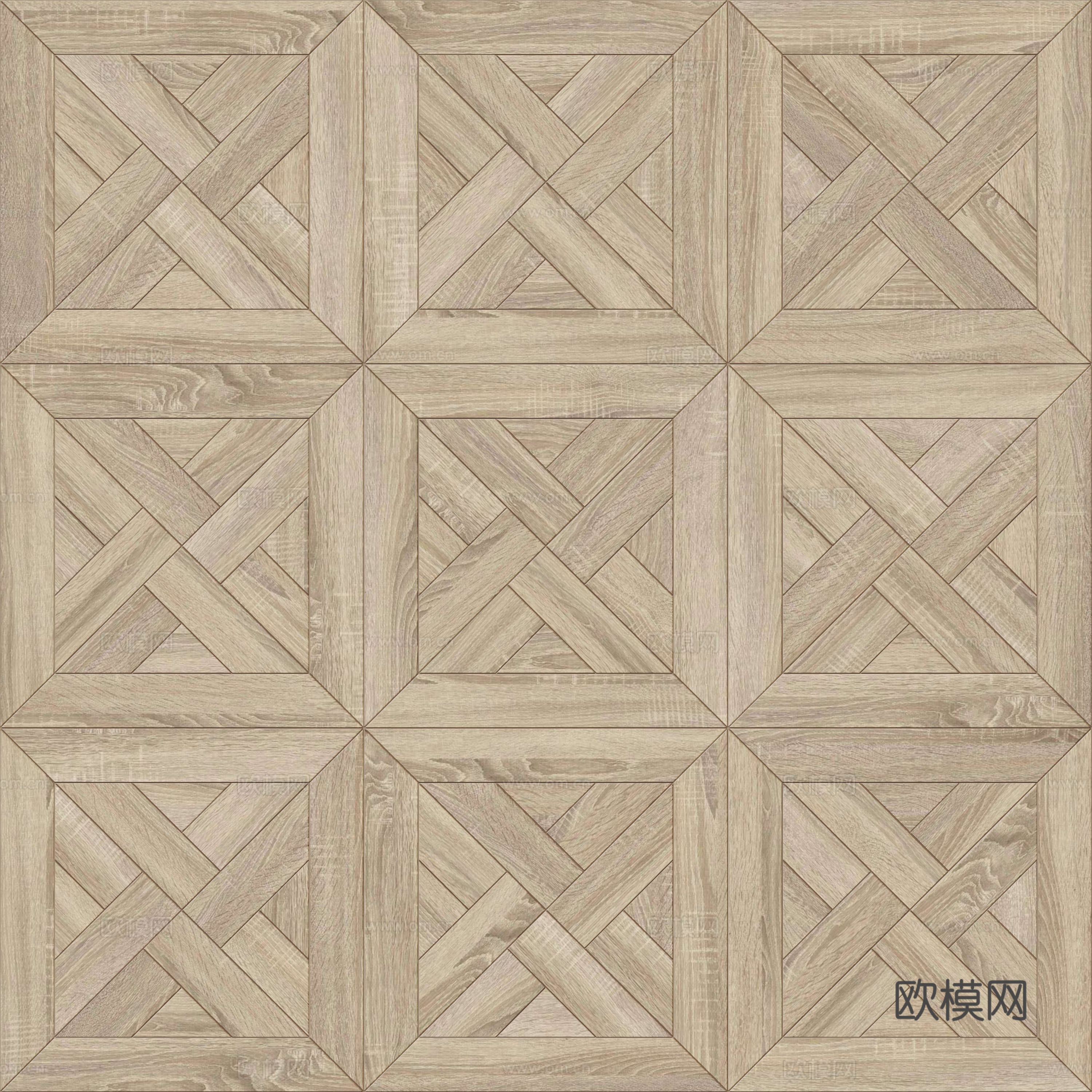 三角形风车拼花原木色实木地板15下载