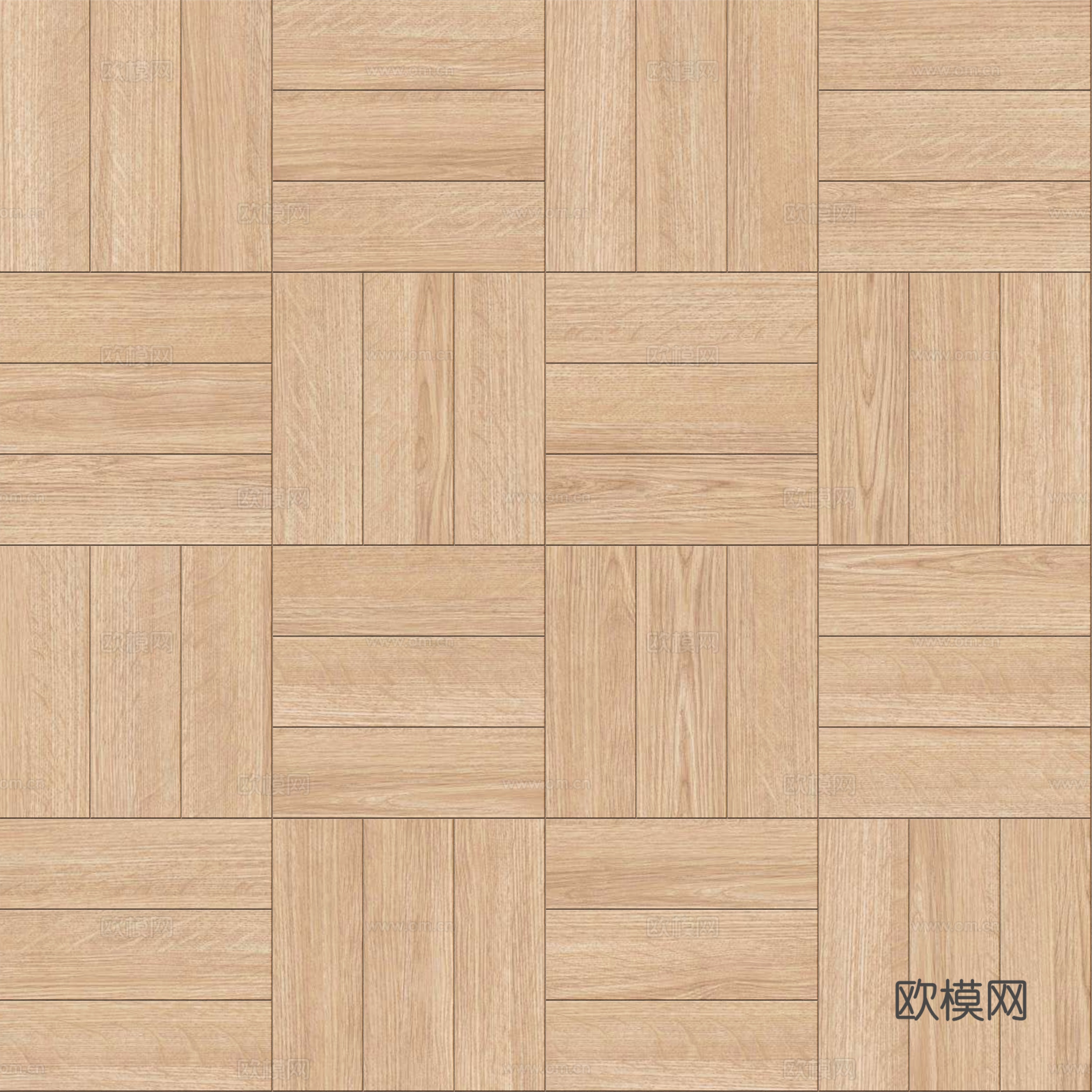 席纹拼花原木色实木地板16