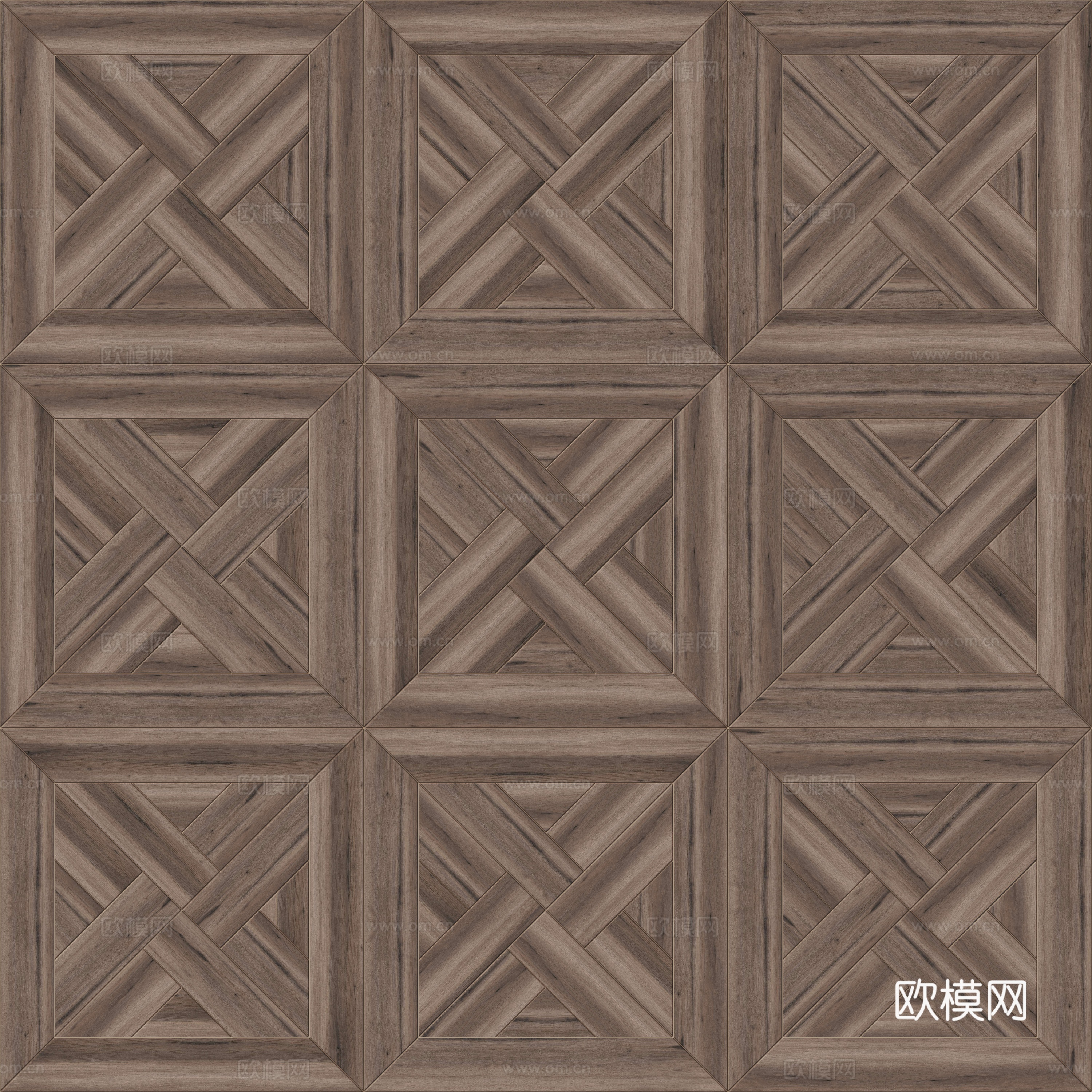 三角形风车拼花原木色实木地板97下载