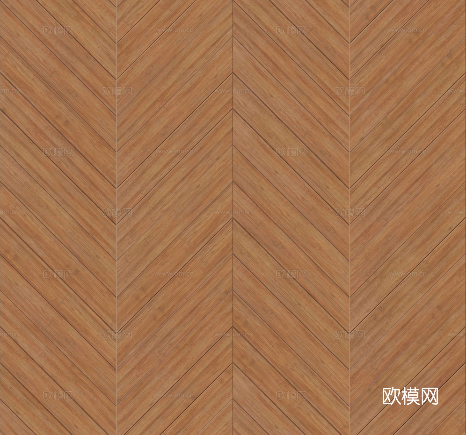 鱼骨纹齐缝原木色实木地板83下载