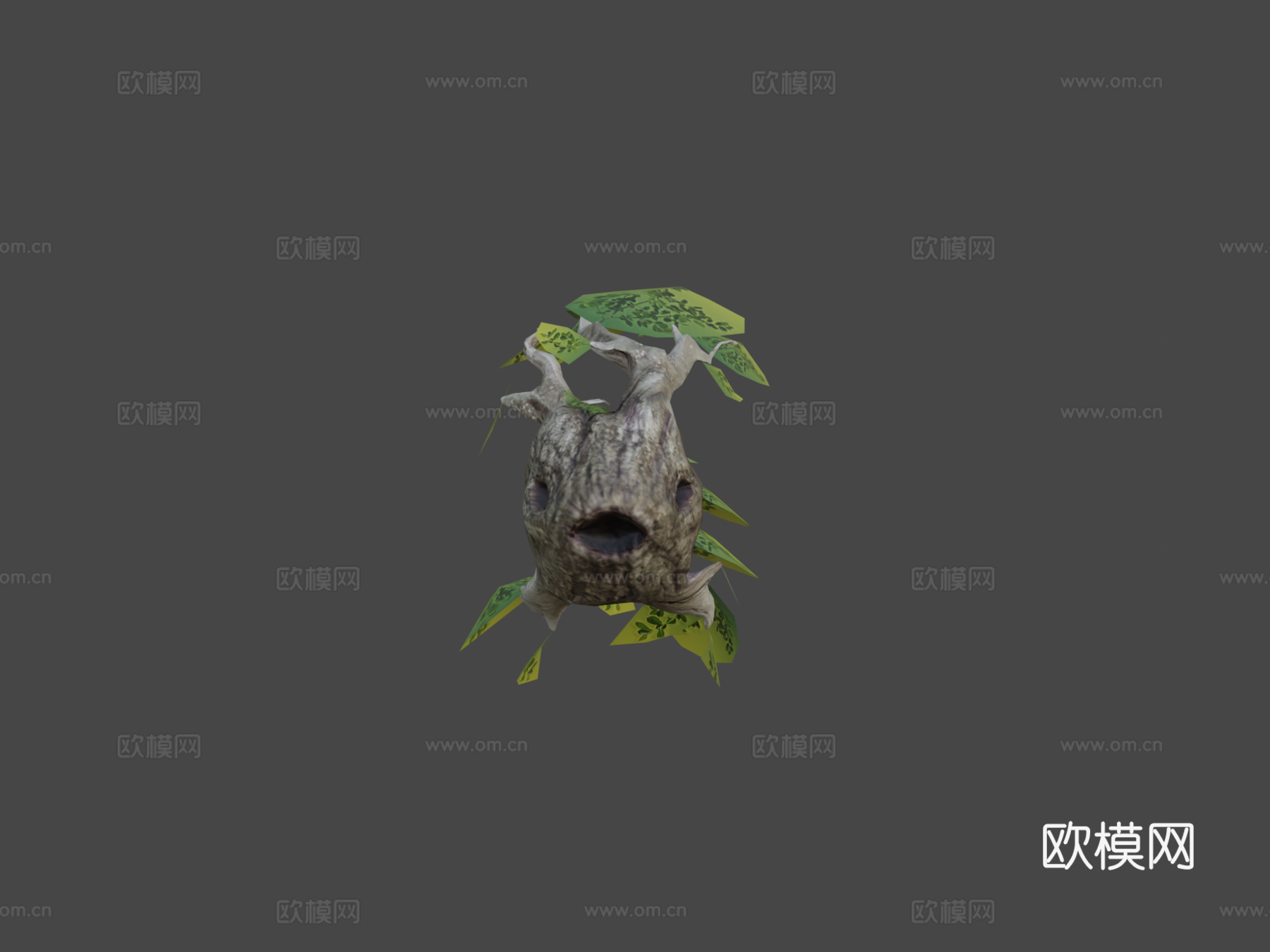 森林鱼3d模型下载（渲染图5）