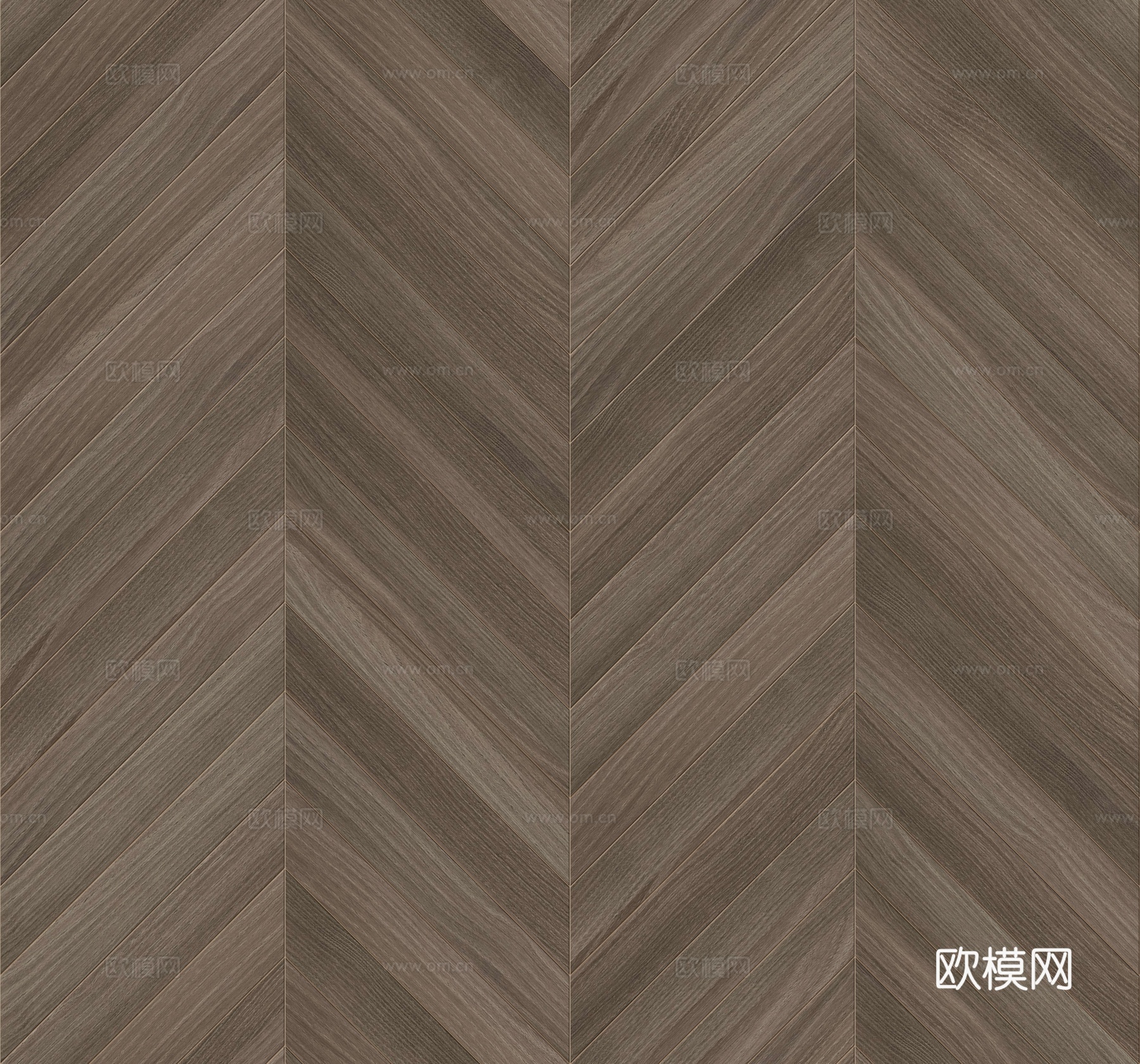 鱼骨纹齐缝原木色实木地板131