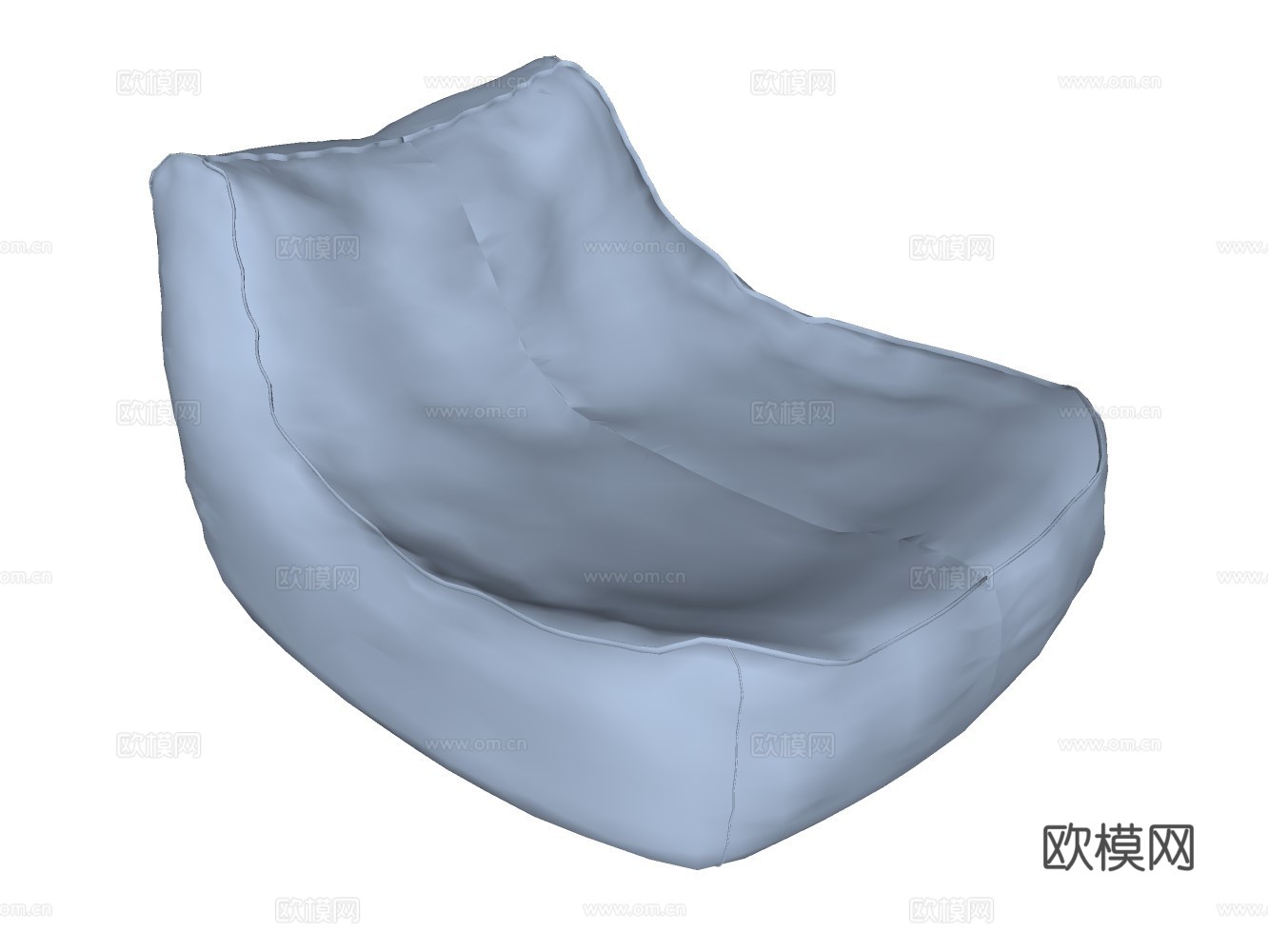 懒人沙发su模型
