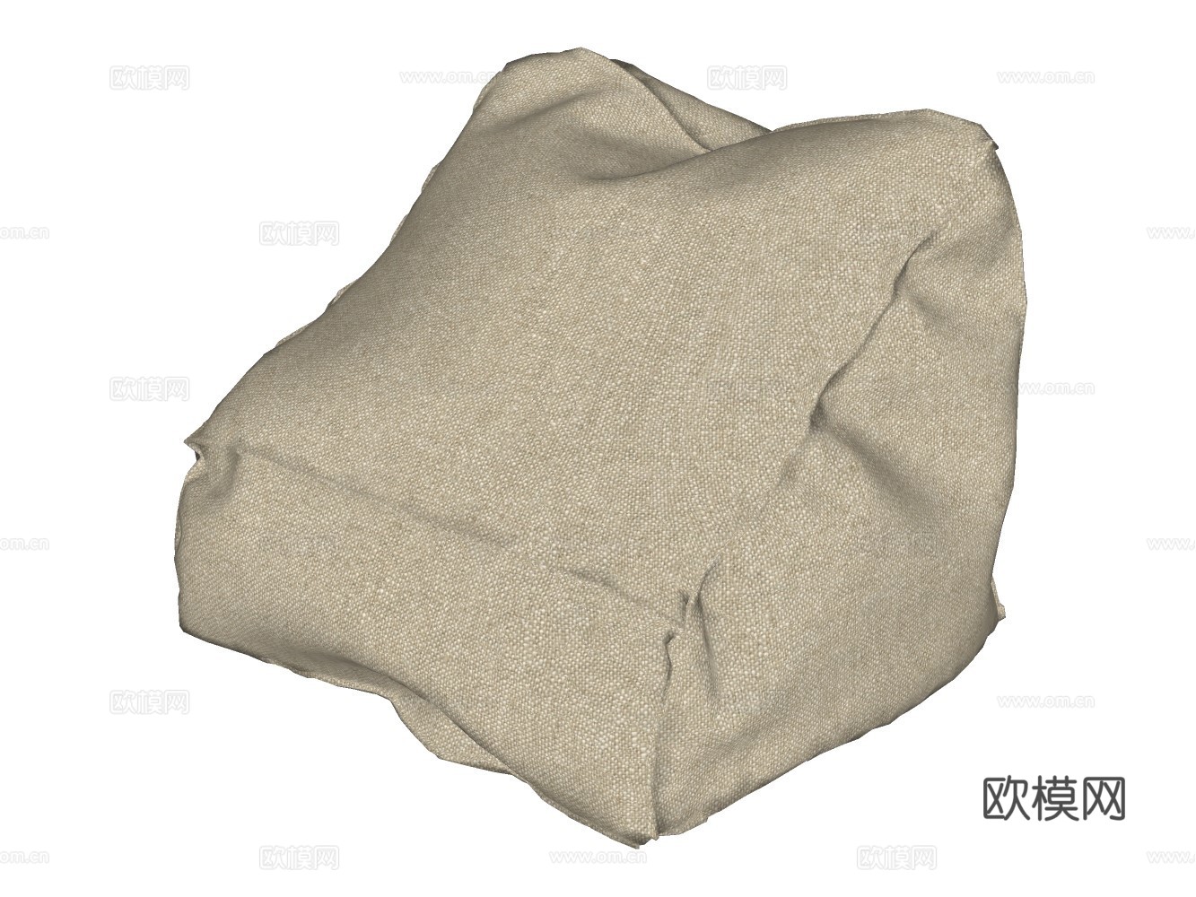 懒人沙发su模型