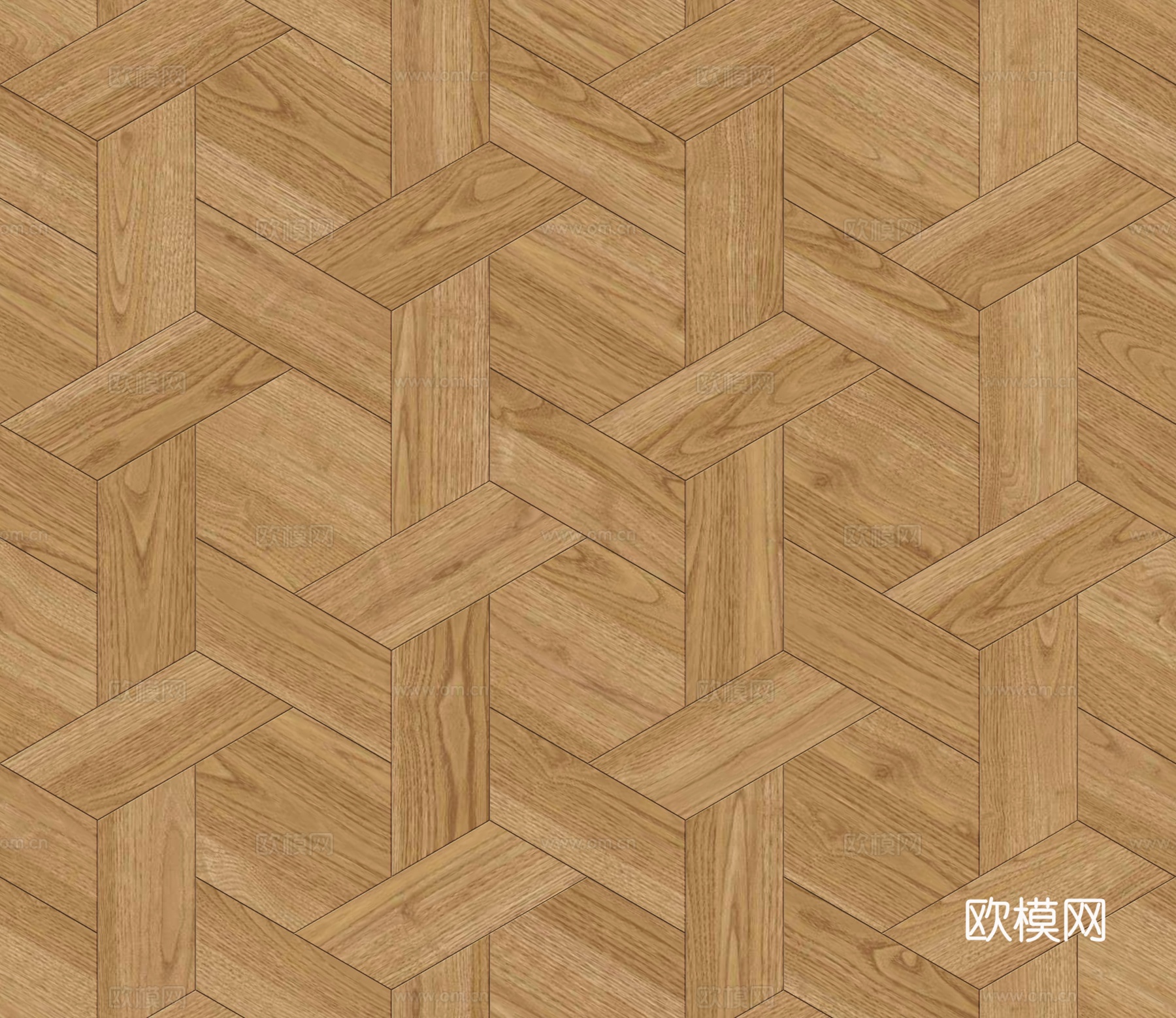 六边形拼花原木色实木地板20